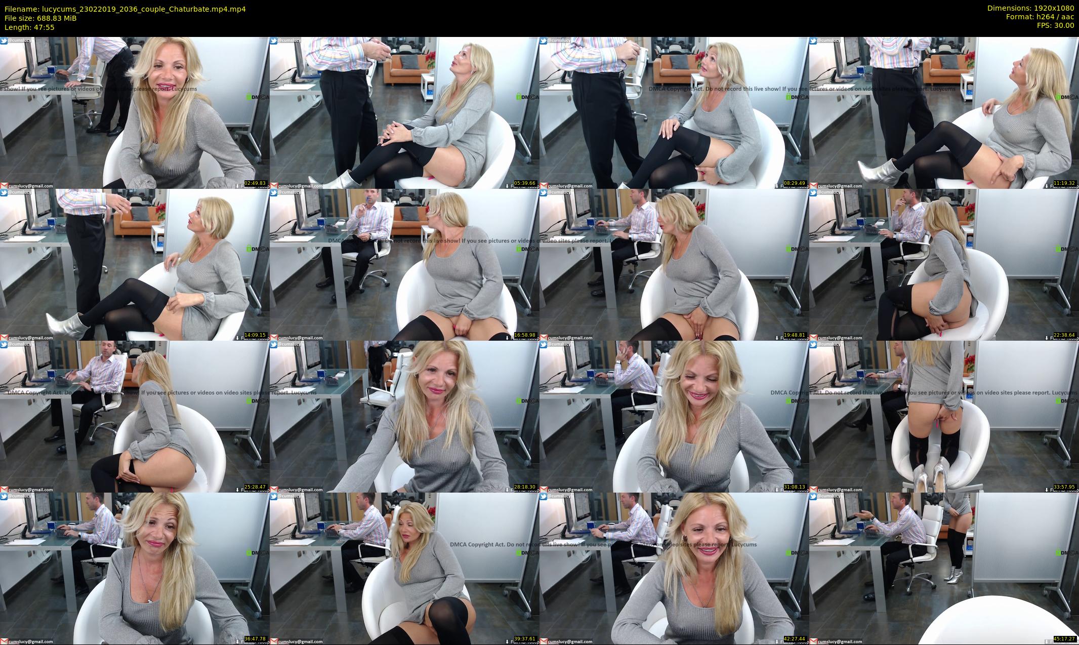 lucycums — 48 minute Chaturbate couple cam show recording, 1080p, Feb 23, 2019