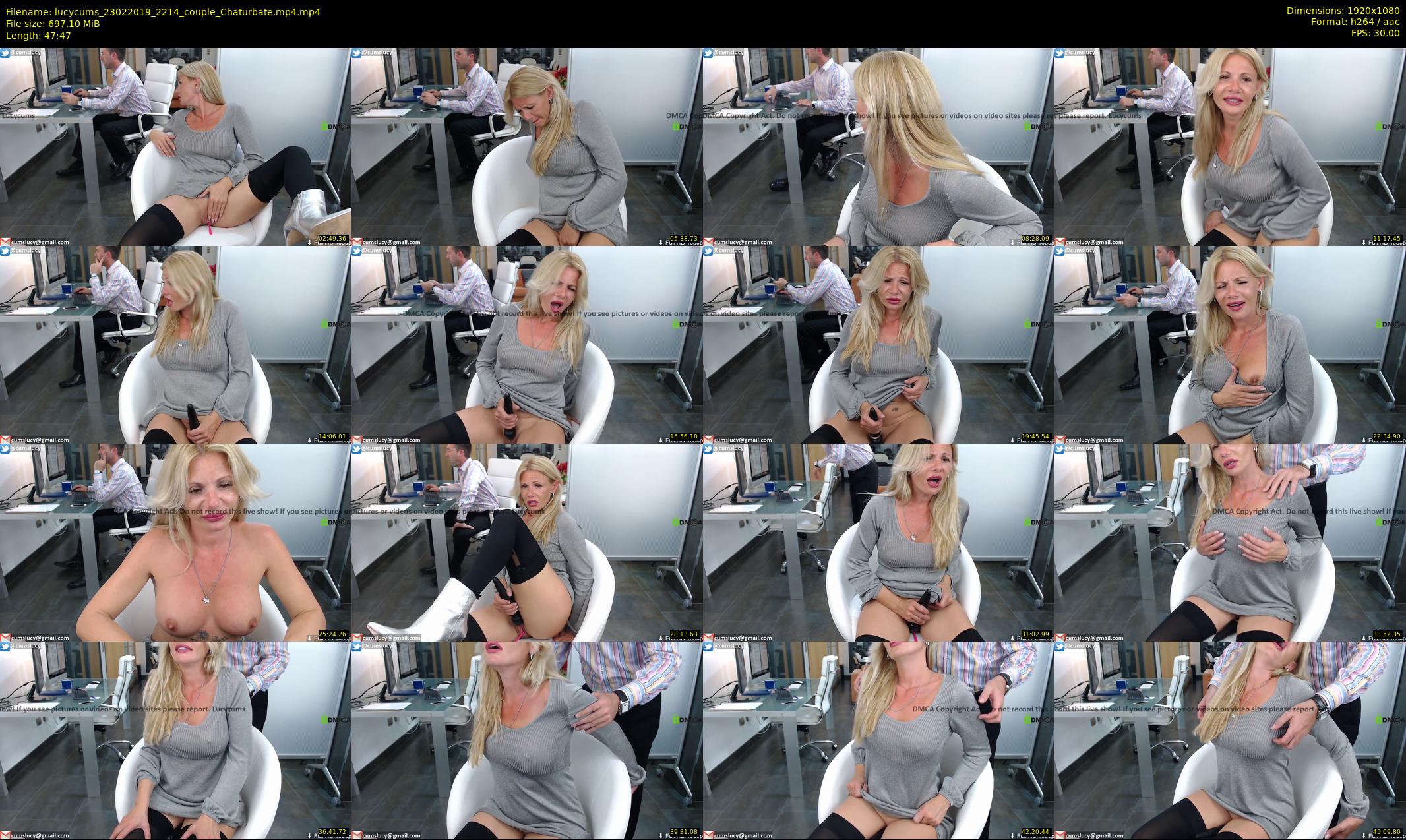 lucycums — 48 minute Chaturbate couple cam show recording, 1080p, Feb 23, 2019