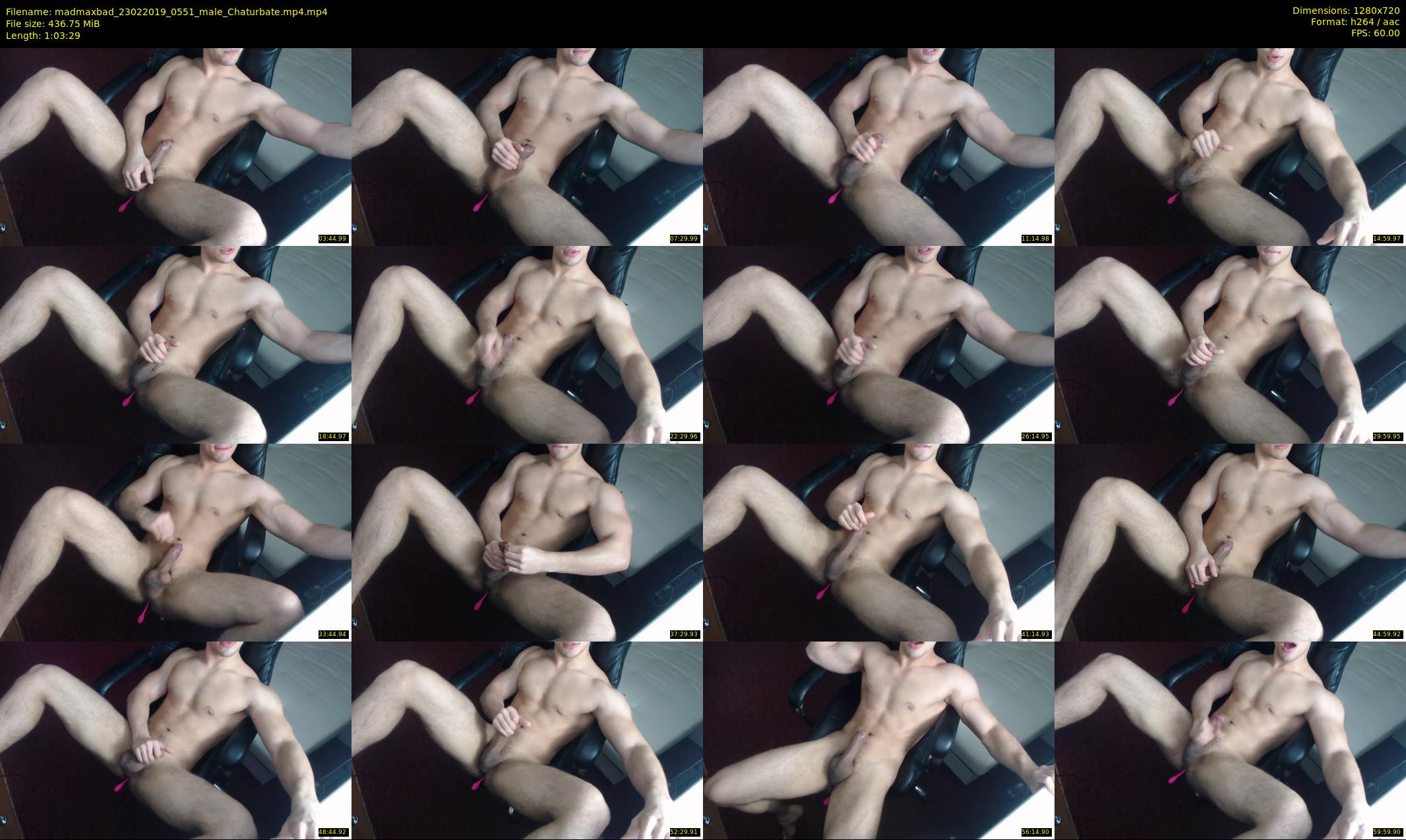 madmaxbad — 64 minute Chaturbate male cam show recording, 720p, Feb 23, 2019