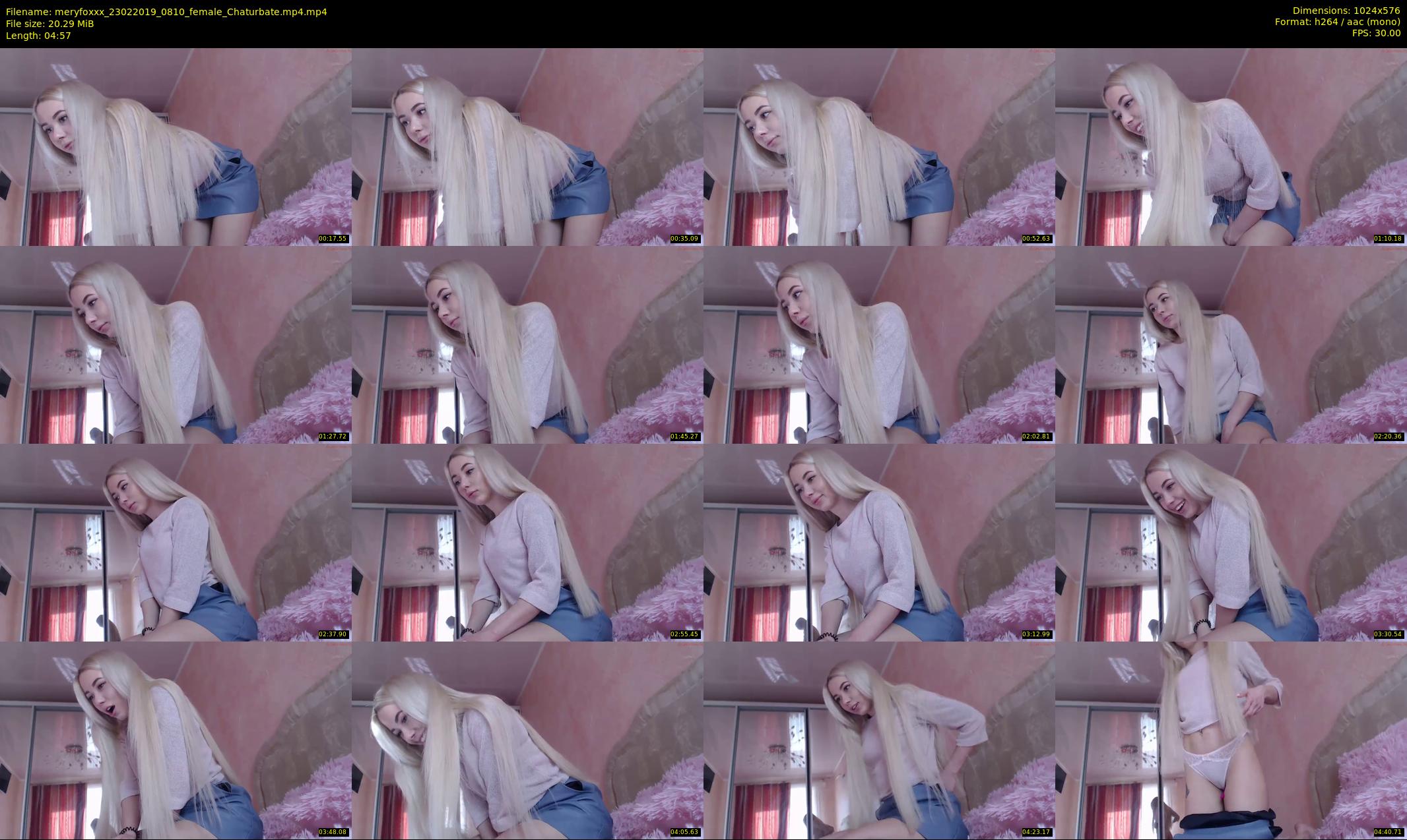 meryfoxxx — 5 minute Chaturbate female cam show recording, 480p, Feb 23, 2019