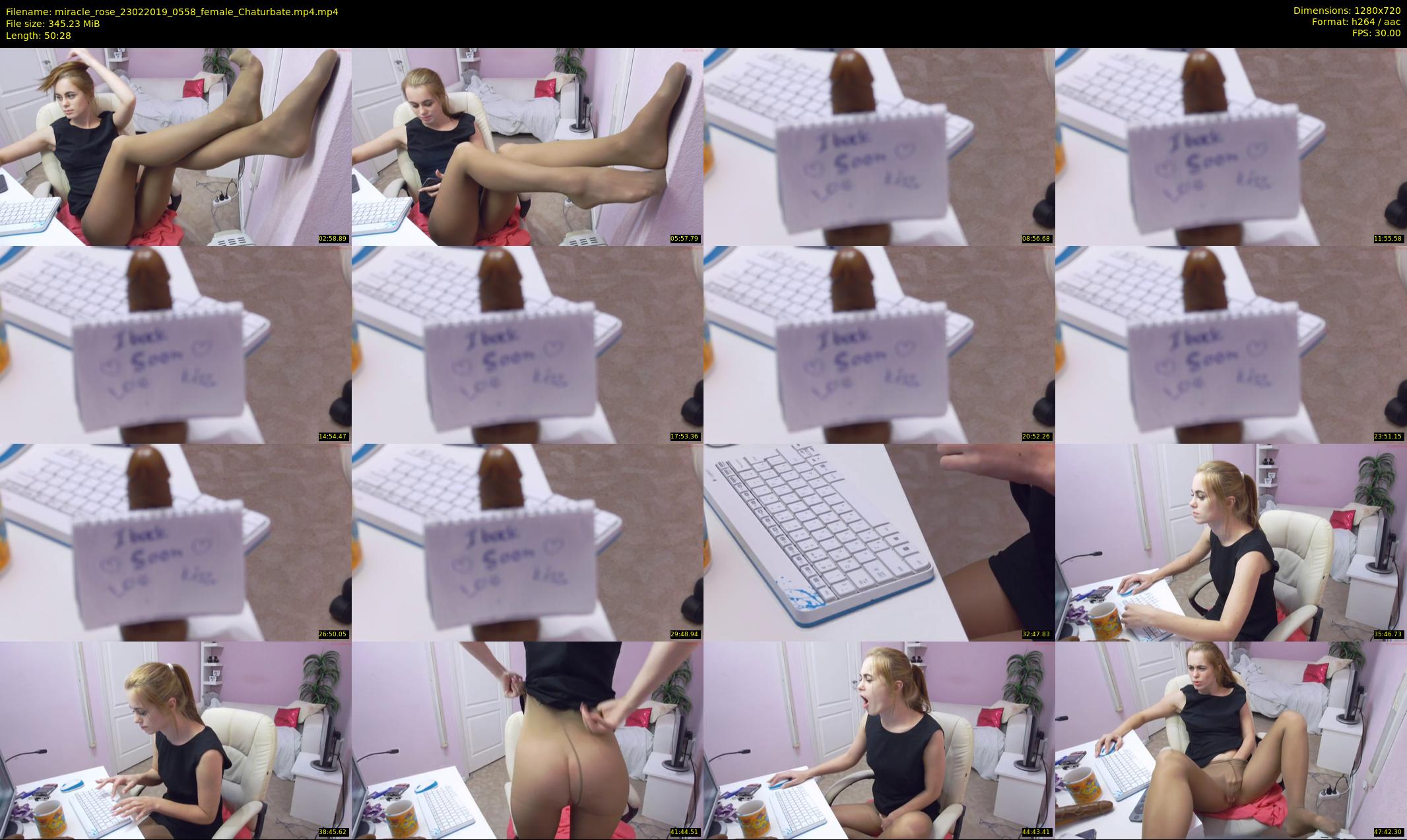 miracle_rose — 51 minute Chaturbate female cam show recording, 720p, Feb 23, 2019