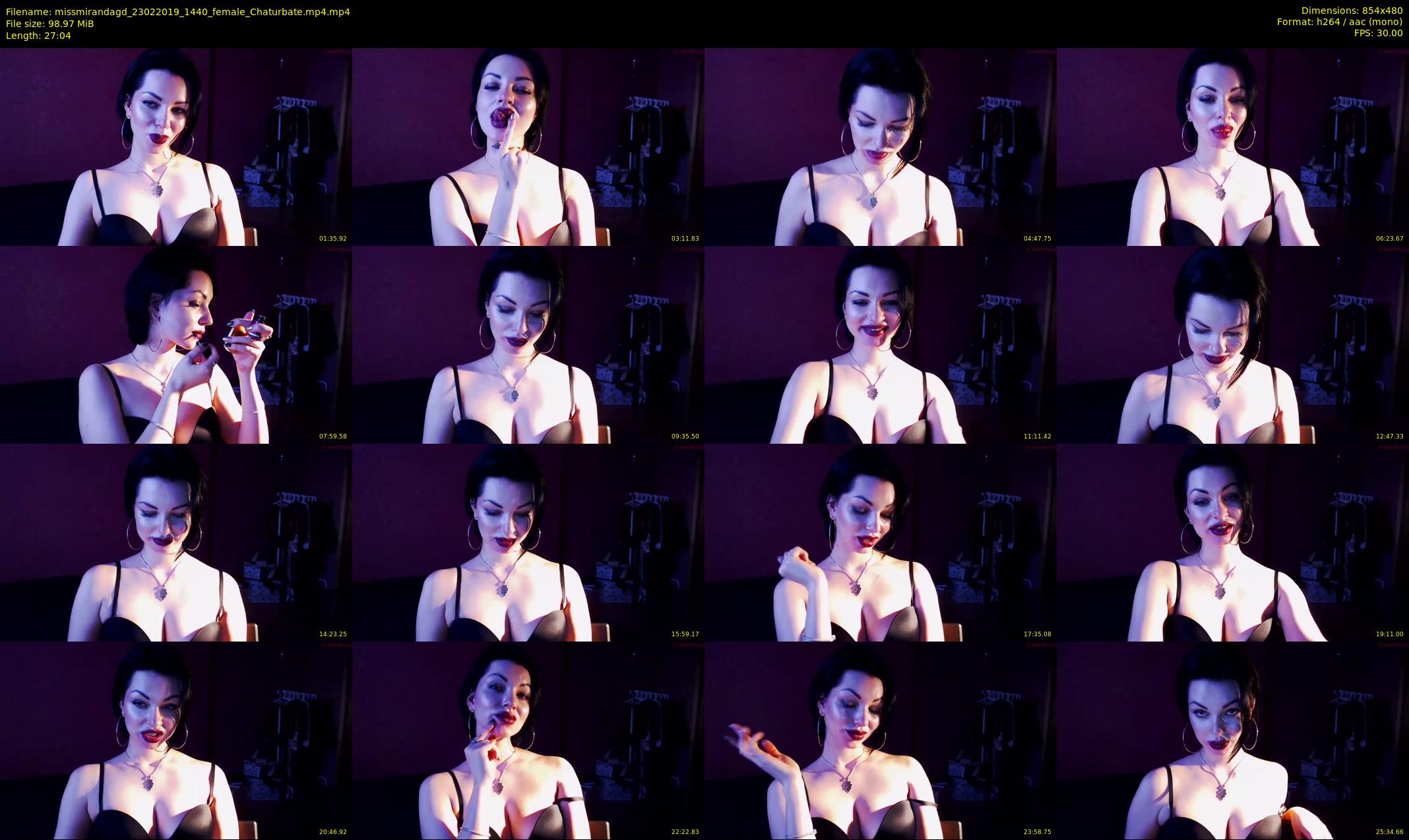 missmirandagd — 28 minute Chaturbate female cam show recording, 480p, Feb 23, 2019