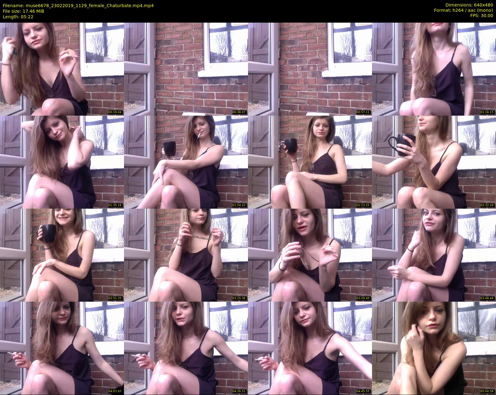 muse6678 — 6 minute Chaturbate female cam show recording, 480p, Feb 23, 2019
