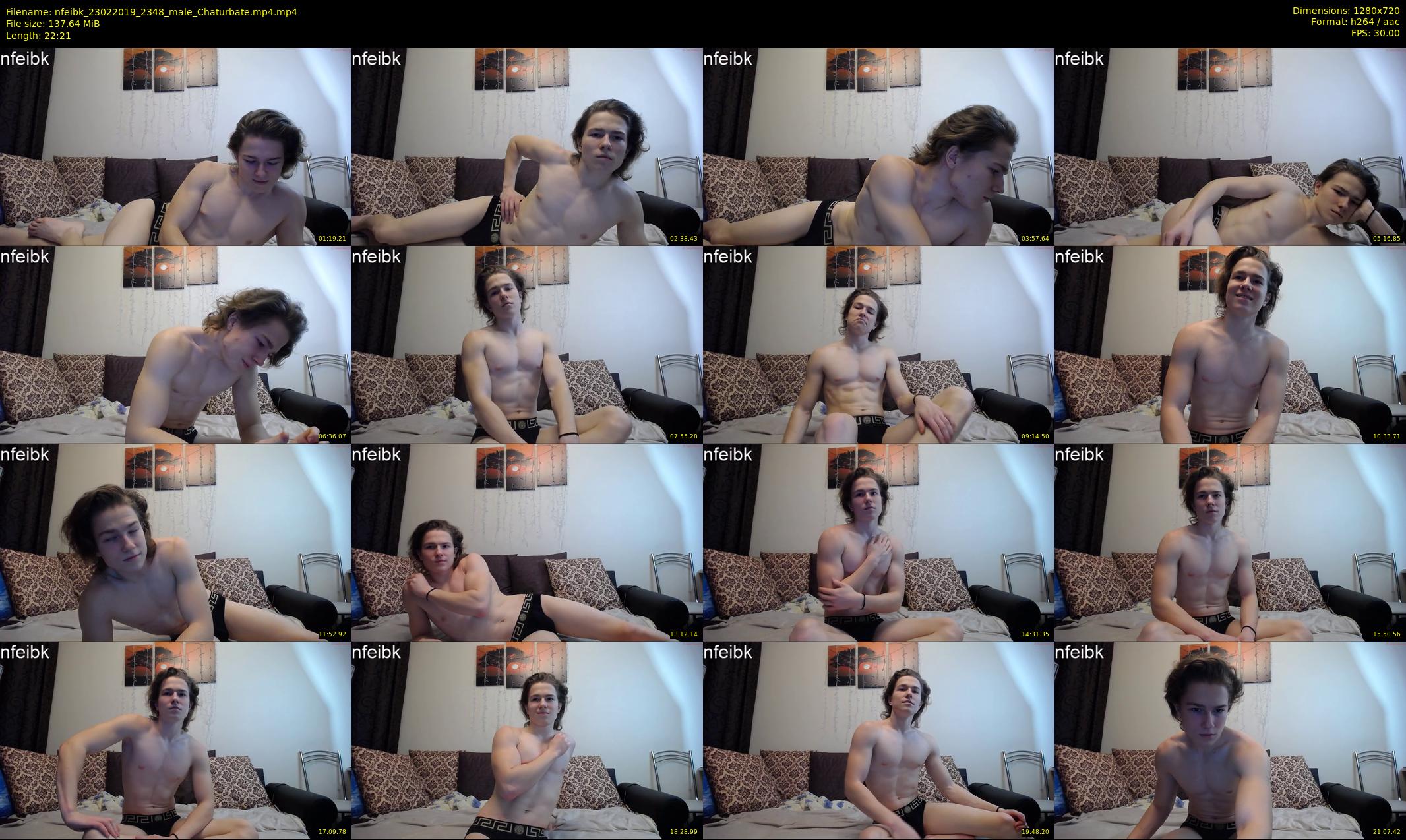 nfeibk — 23 minute Chaturbate male cam show recording, 720p, Feb 23, 2019