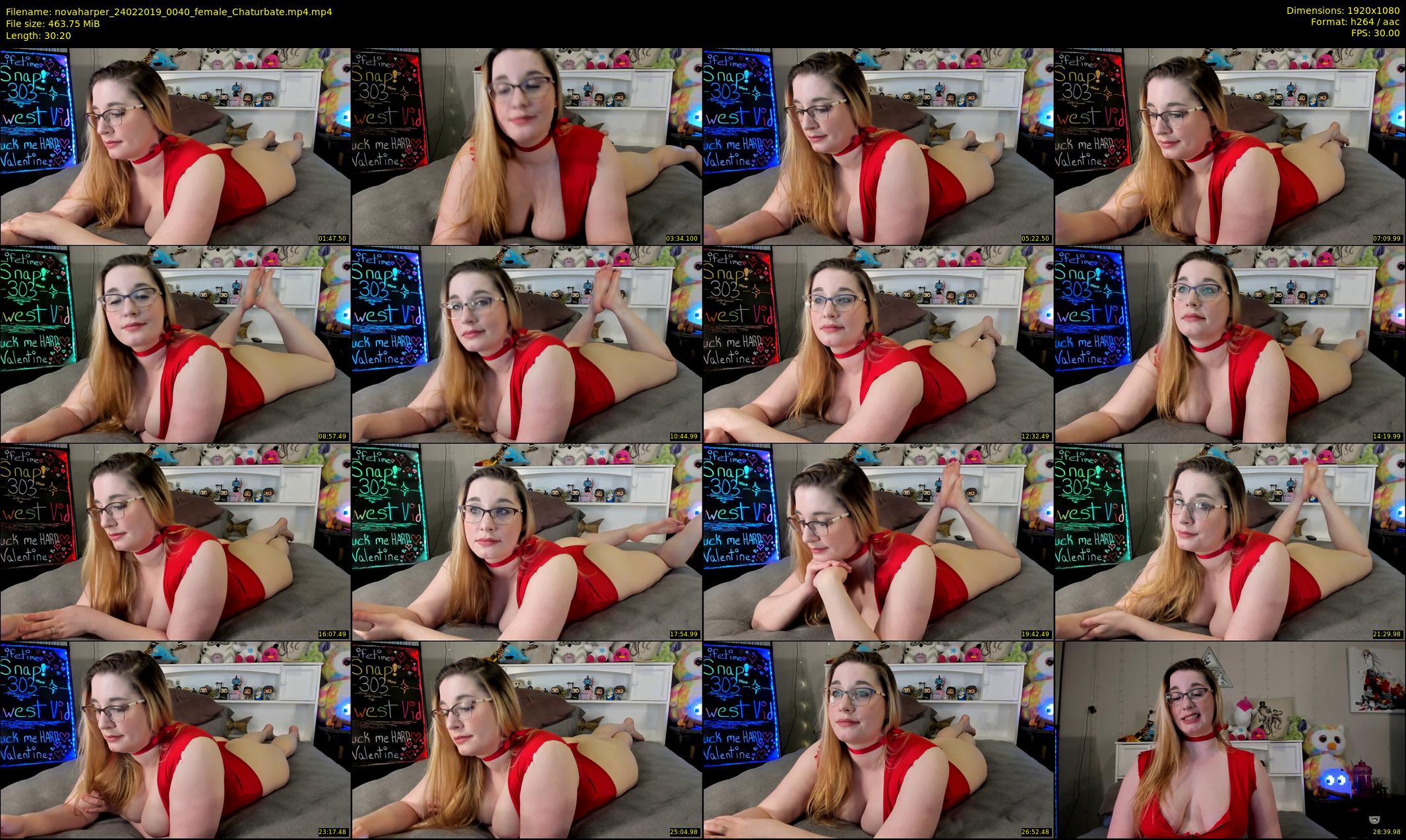 novaharper — 31 minute Chaturbate female cam show recording, 1080p, Feb 24, 2019