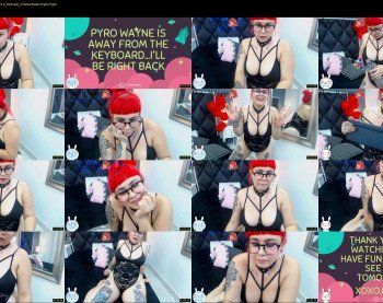 pyrowayne — 40 minute Chaturbate female cam show recording, 720p, Feb 24, 2019
