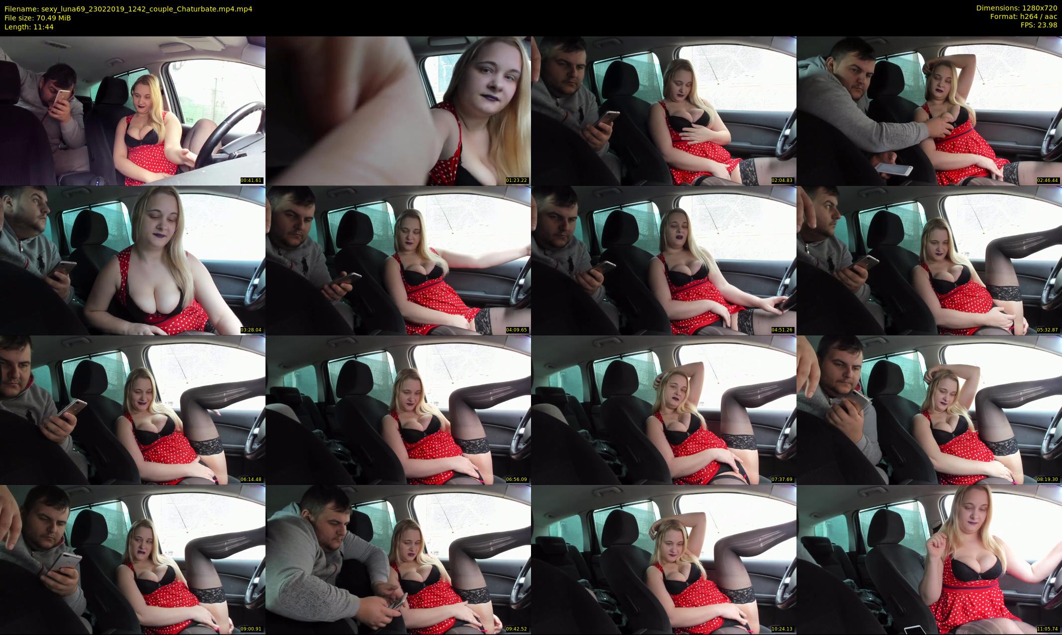 sexy_luna69 — 12 minute Chaturbate couple cam show recording, 720p, Feb 23, 2019