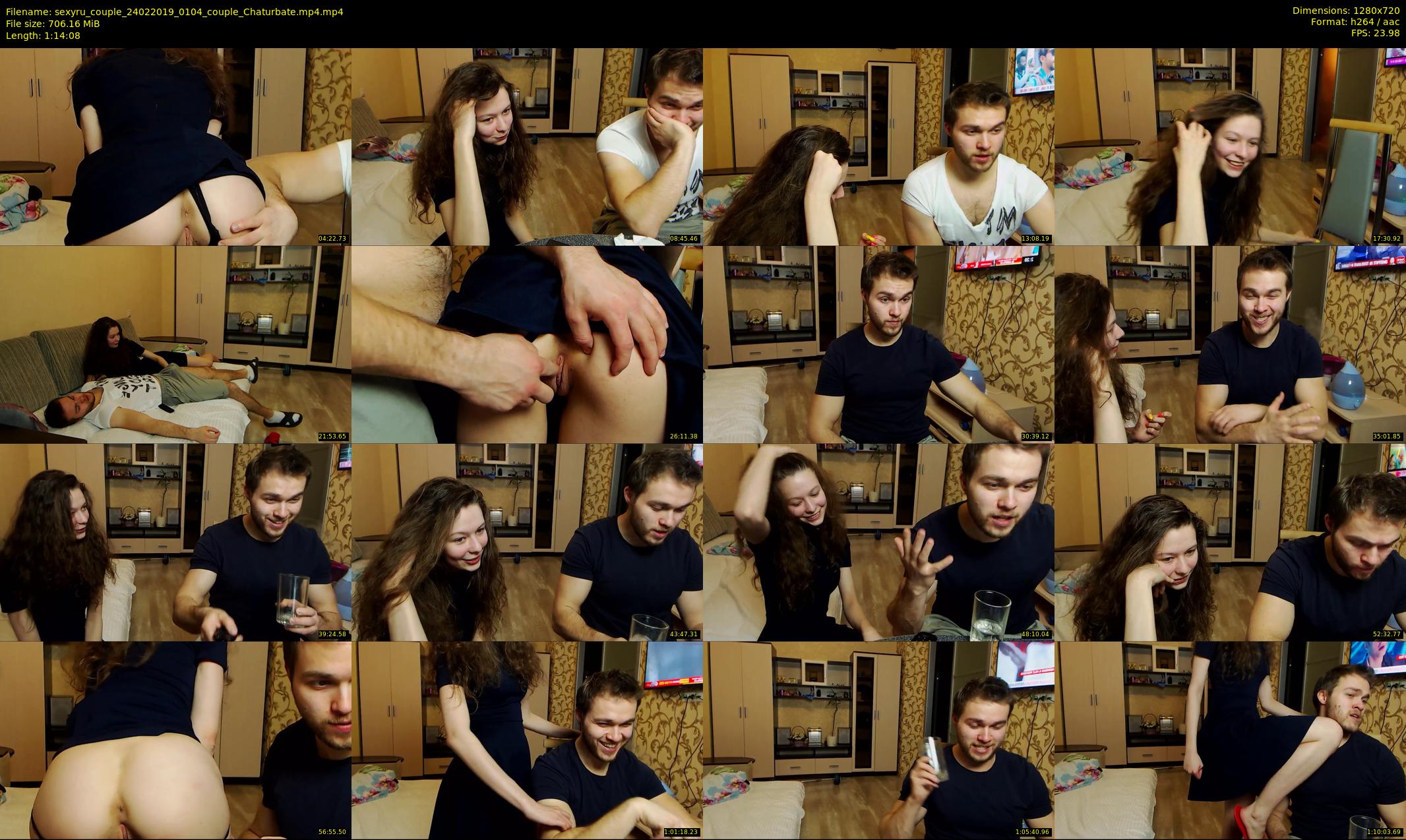 sexyru_couple — 75 minute Chaturbate couple cam show recording, 720p, Feb 24, 2019