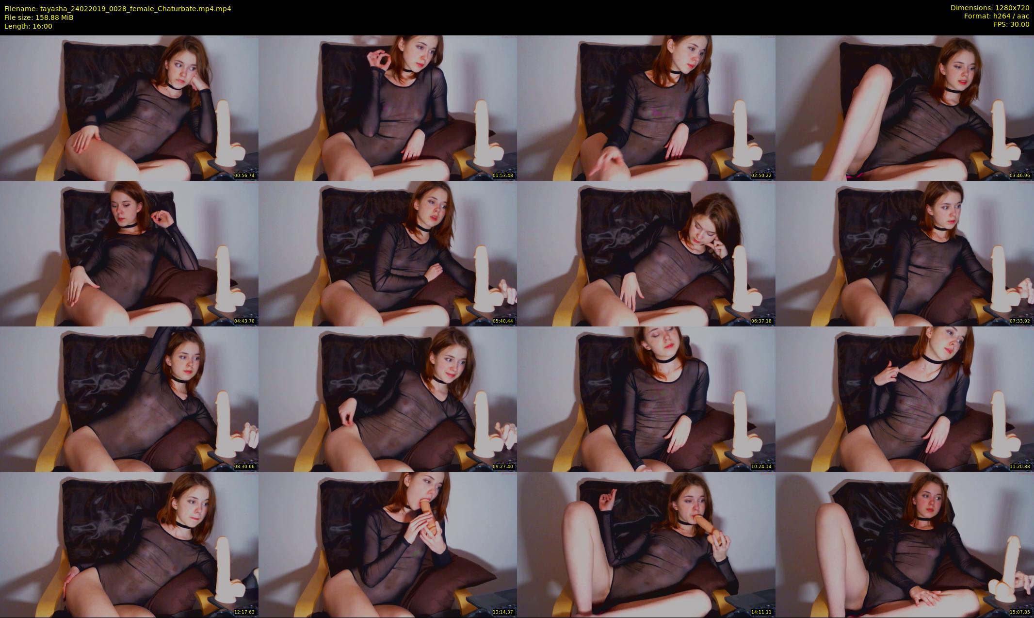 tayasha — 16 minute Chaturbate female cam show recording, 720p, Feb 24, 2019