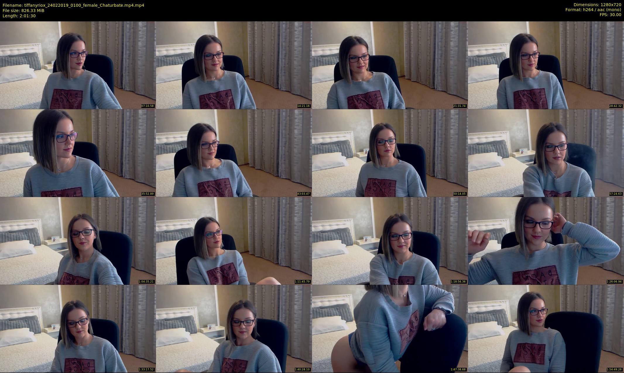tiffanyriox — 122 minute Chaturbate female cam show recording, 720p, Feb 24, 2019