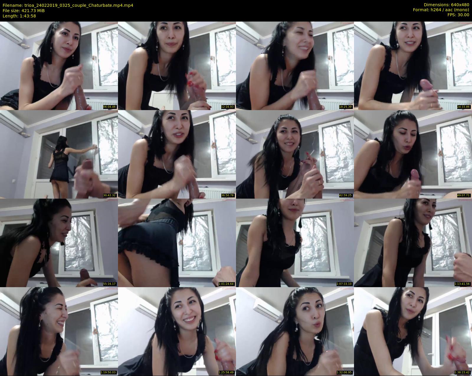 trioa — 104 minute Chaturbate couple cam show recording, 480p, Feb 24, 2019