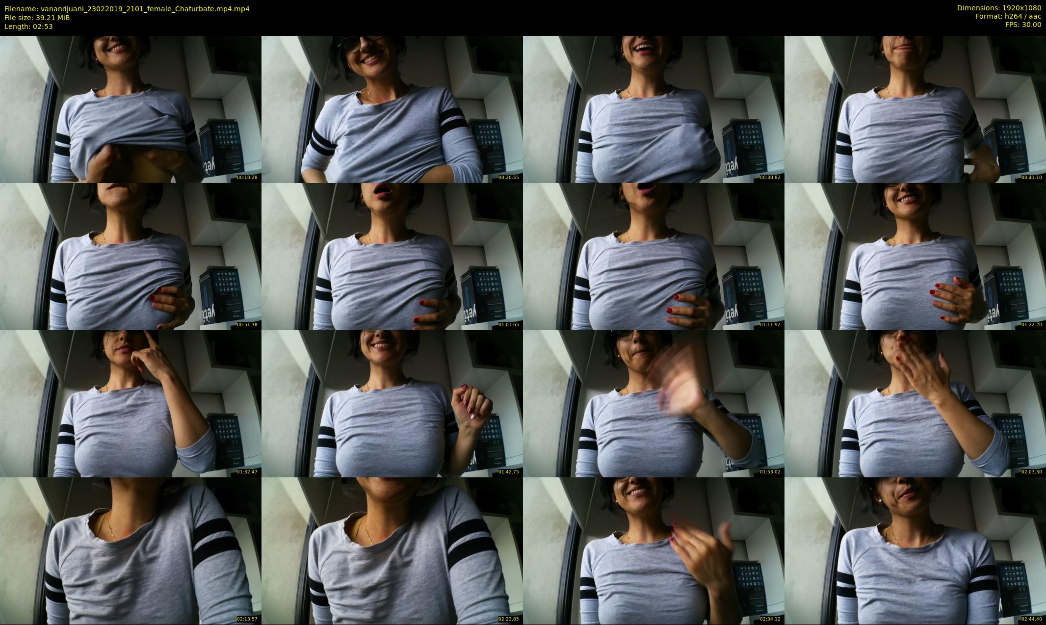 vanandjuani — 3 minute Chaturbate female cam show recording, 1080p, Feb 23, 2019