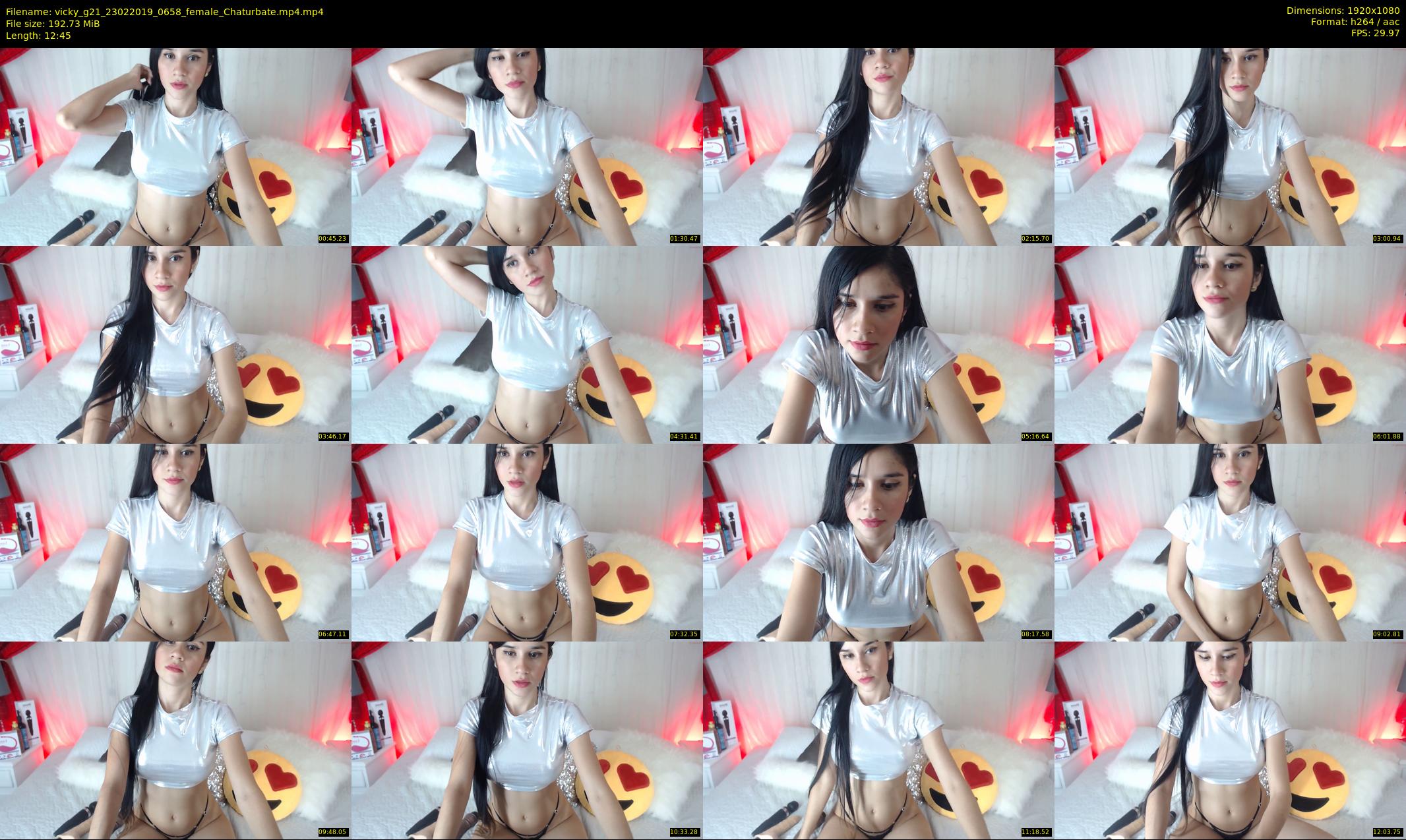 vicky_g21 — 13 minute Chaturbate female cam show recording, 1080p, Feb 23, 2019