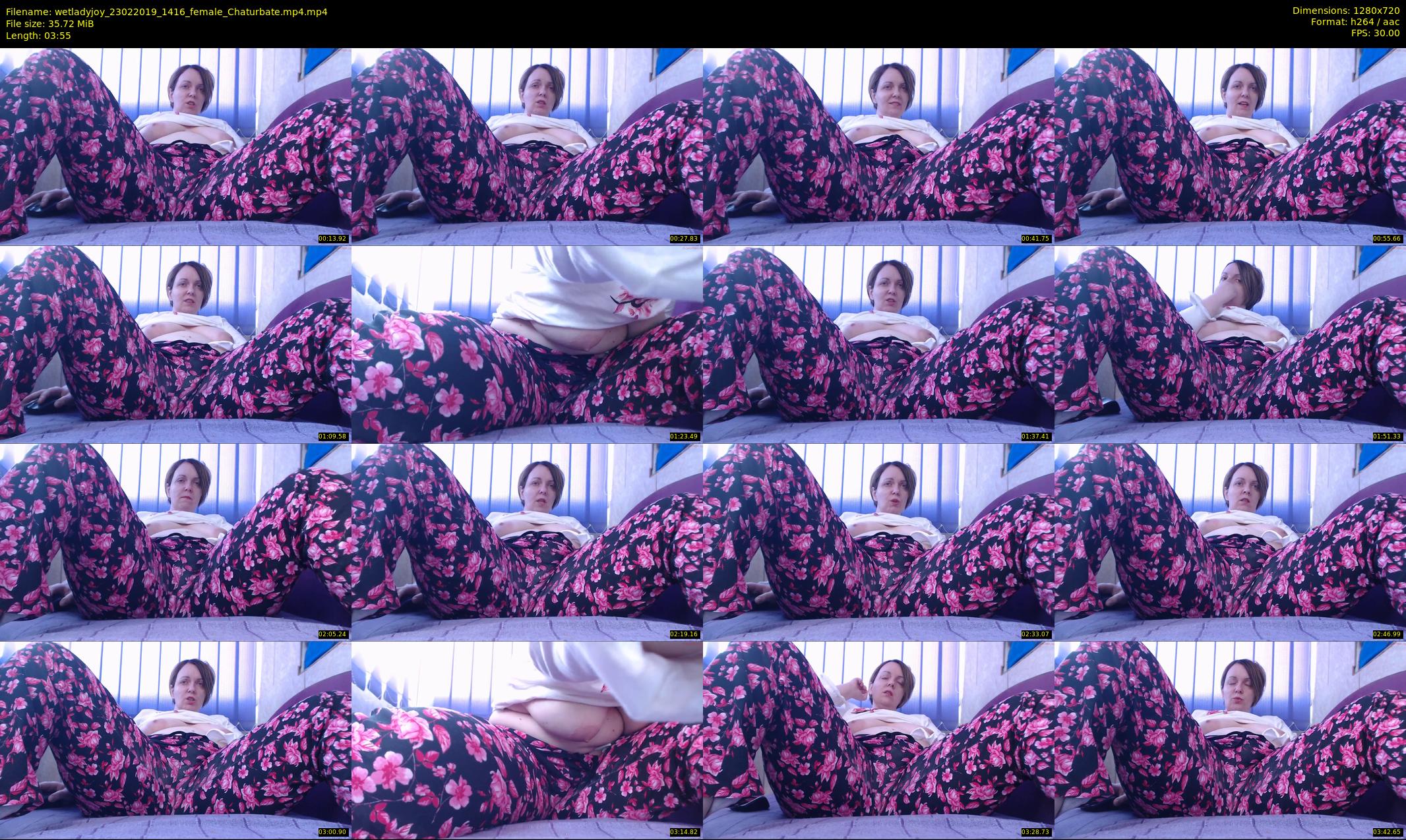 wetladyjoy — 4 minute Chaturbate female cam show recording, 720p, Feb 23, 2019