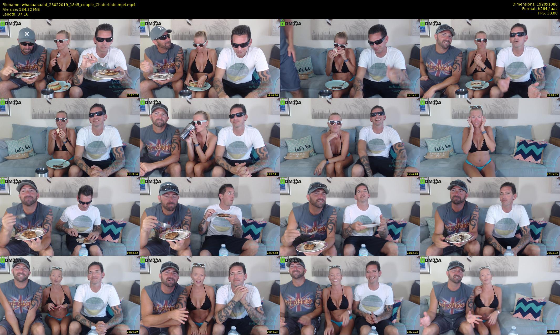 whaaaaaaaat — 38 minute Chaturbate couple cam show recording, 1080p, Feb 23, 2019