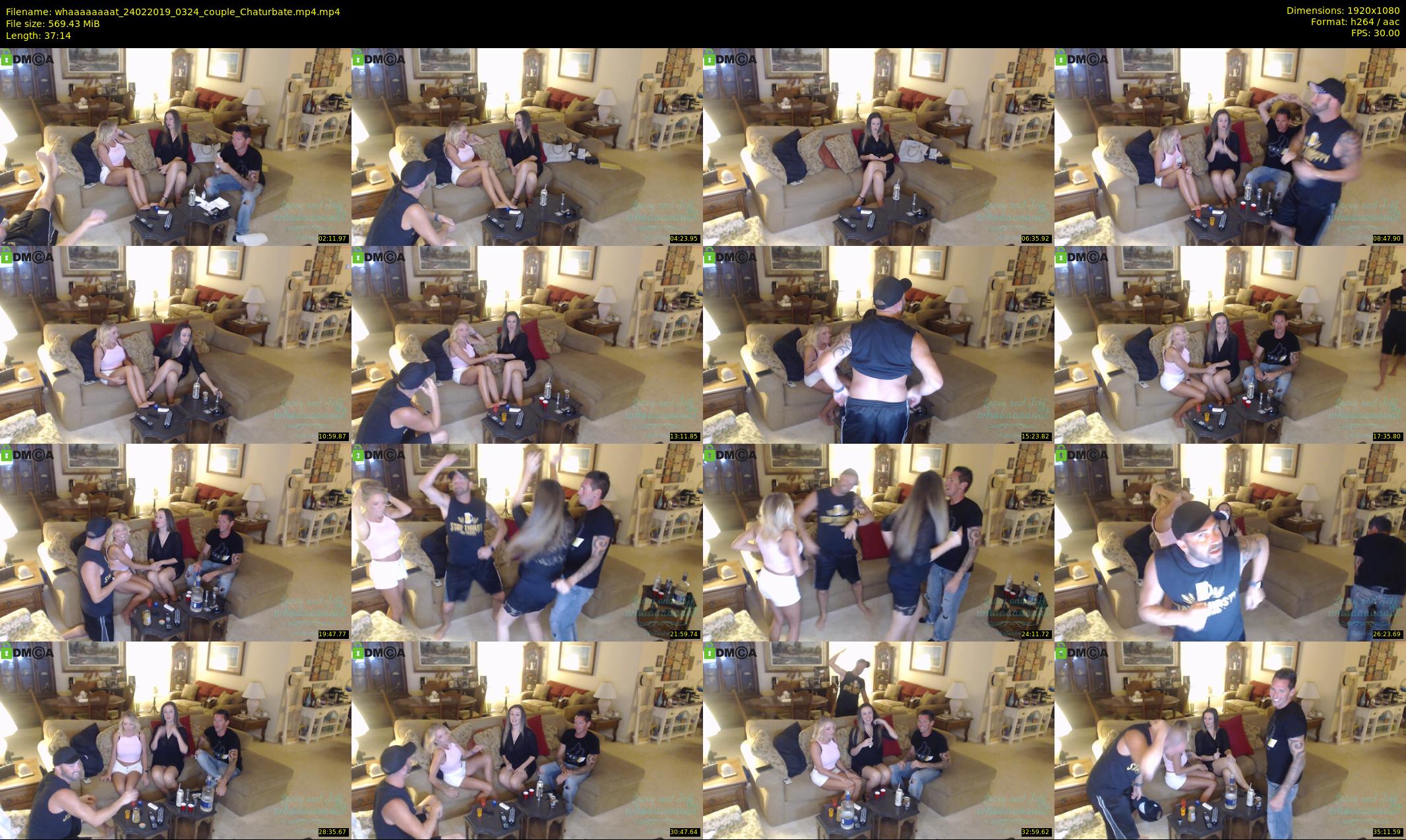 whaaaaaaaat — 38 minute Chaturbate couple cam show recording, 1080p, Feb 24, 2019