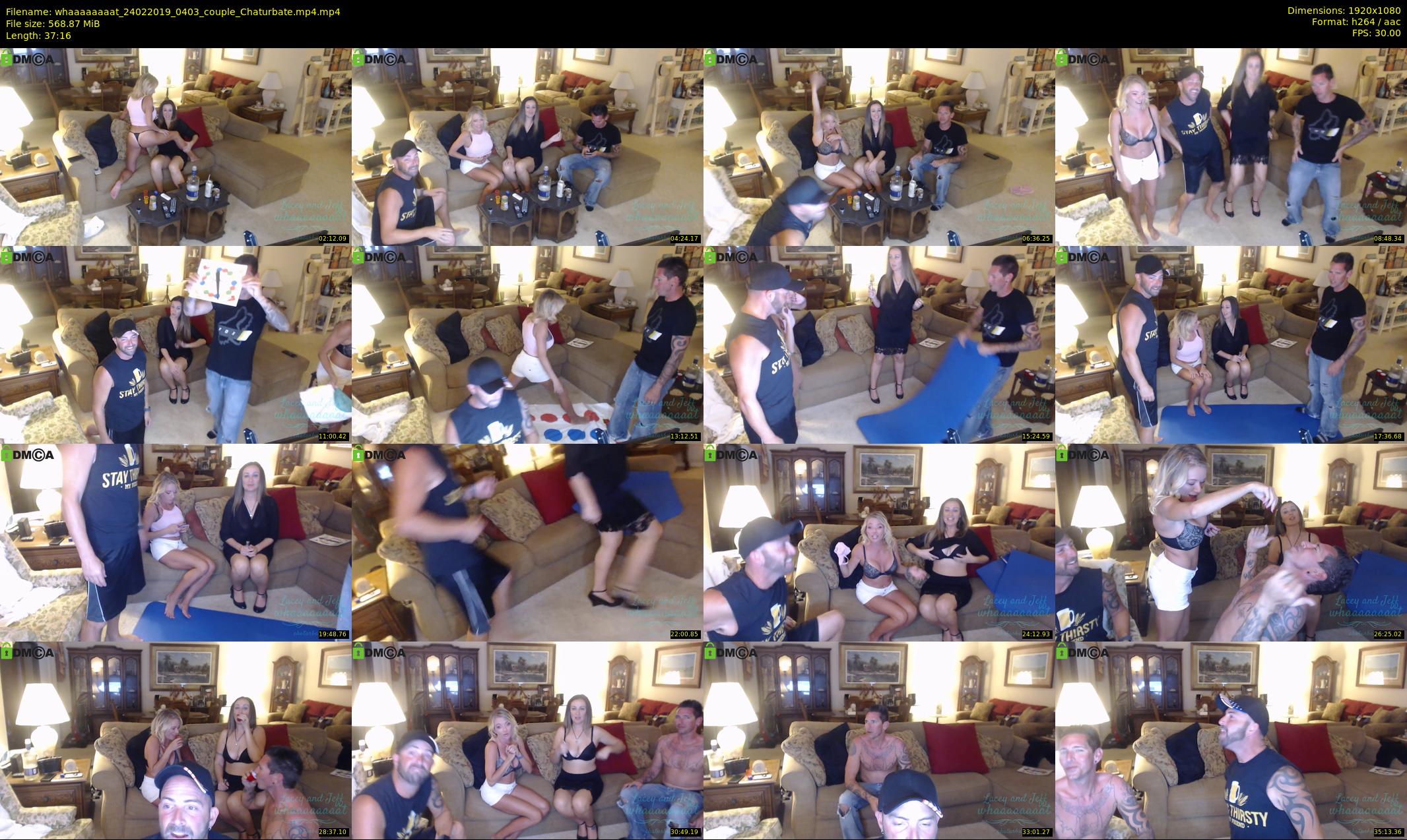 whaaaaaaaat — 38 minute Chaturbate couple cam show recording, 1080p, Feb 24, 2019