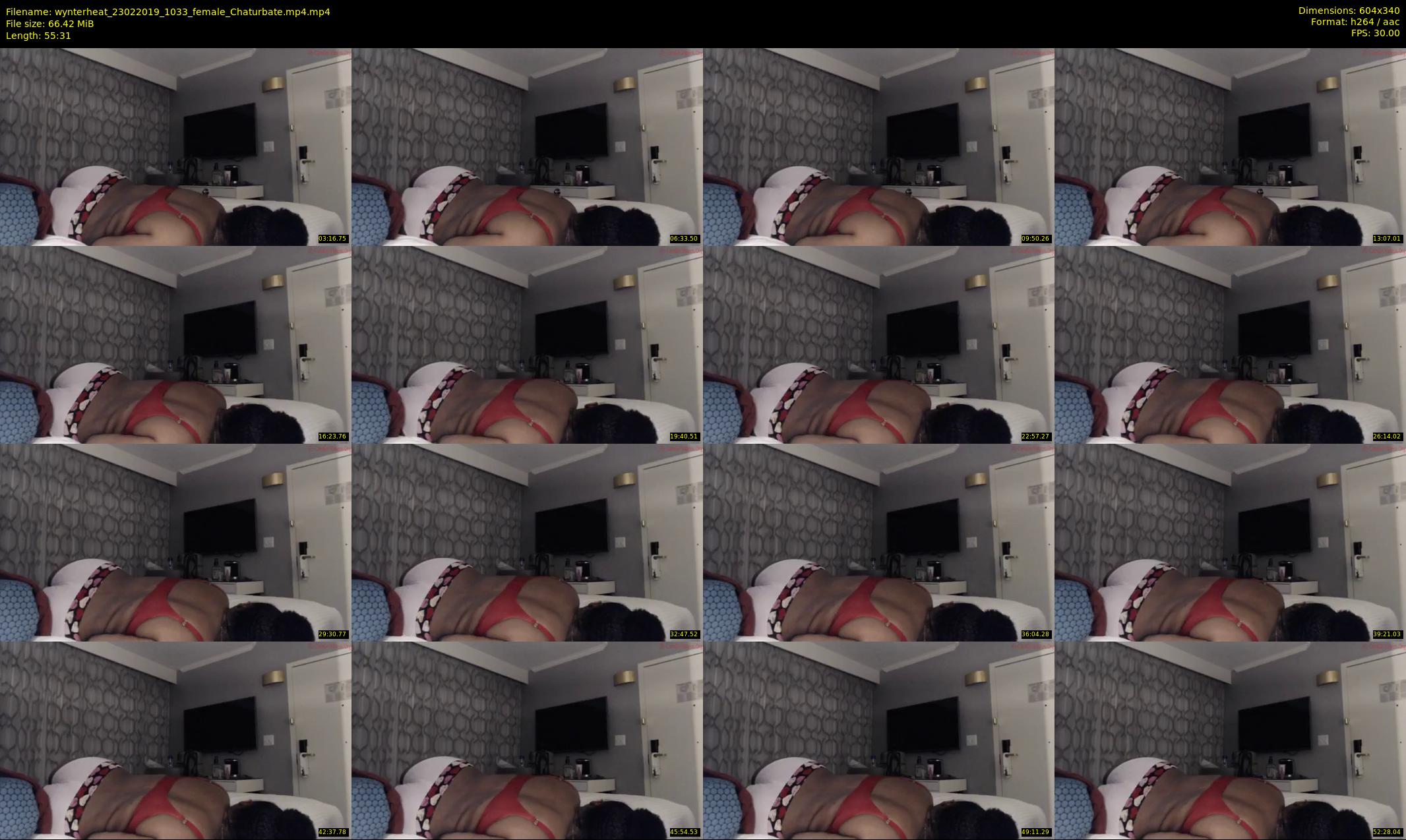wynterheat — 56 minute Chaturbate female cam show recording, SD, Feb 23, 2019