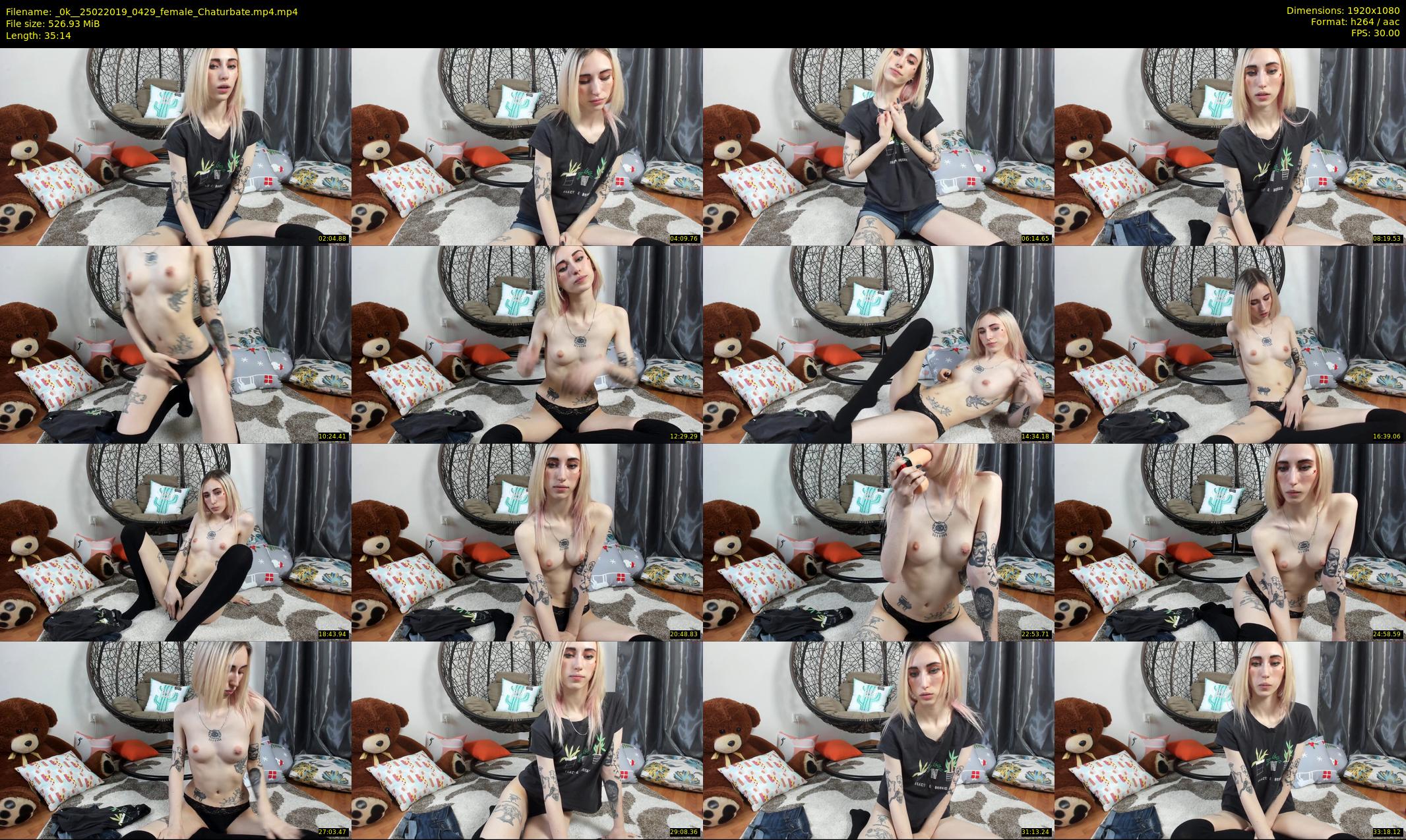 _0k_ — 36 minute Chaturbate female cam show recording, 1080p, Feb 25, 2019