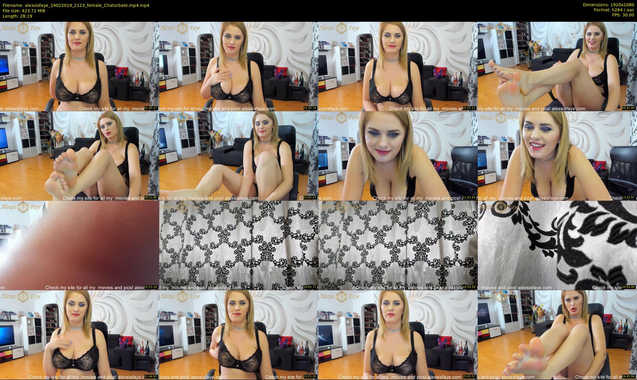 alexsisfaye — 29 minute Chaturbate female cam show recording, 1080p, Feb 24, 2019