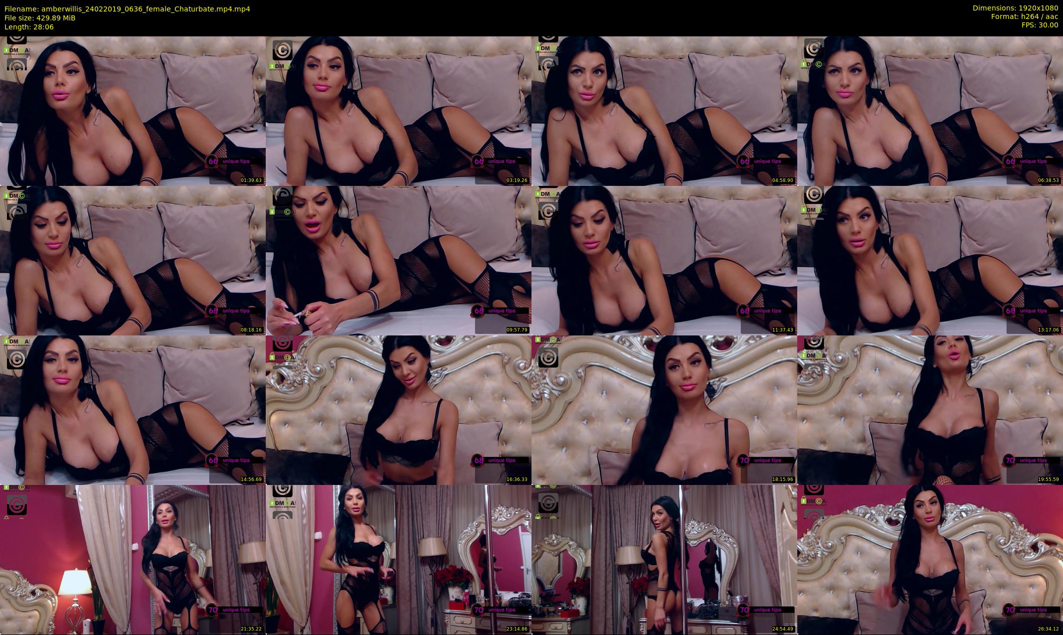 amberwillis — 29 minute Chaturbate female cam show recording, 1080p, Feb 24, 2019