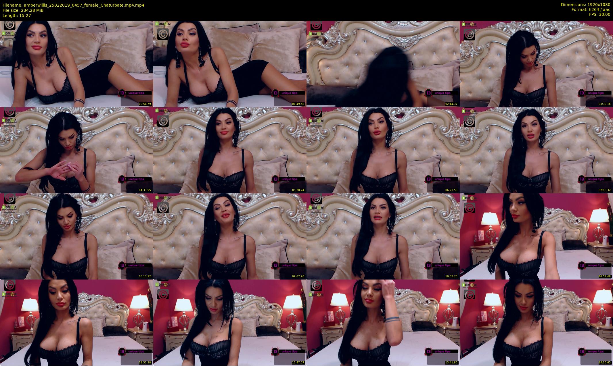 amberwillis — 16 minute Chaturbate female cam show recording, 1080p, Feb 25, 2019