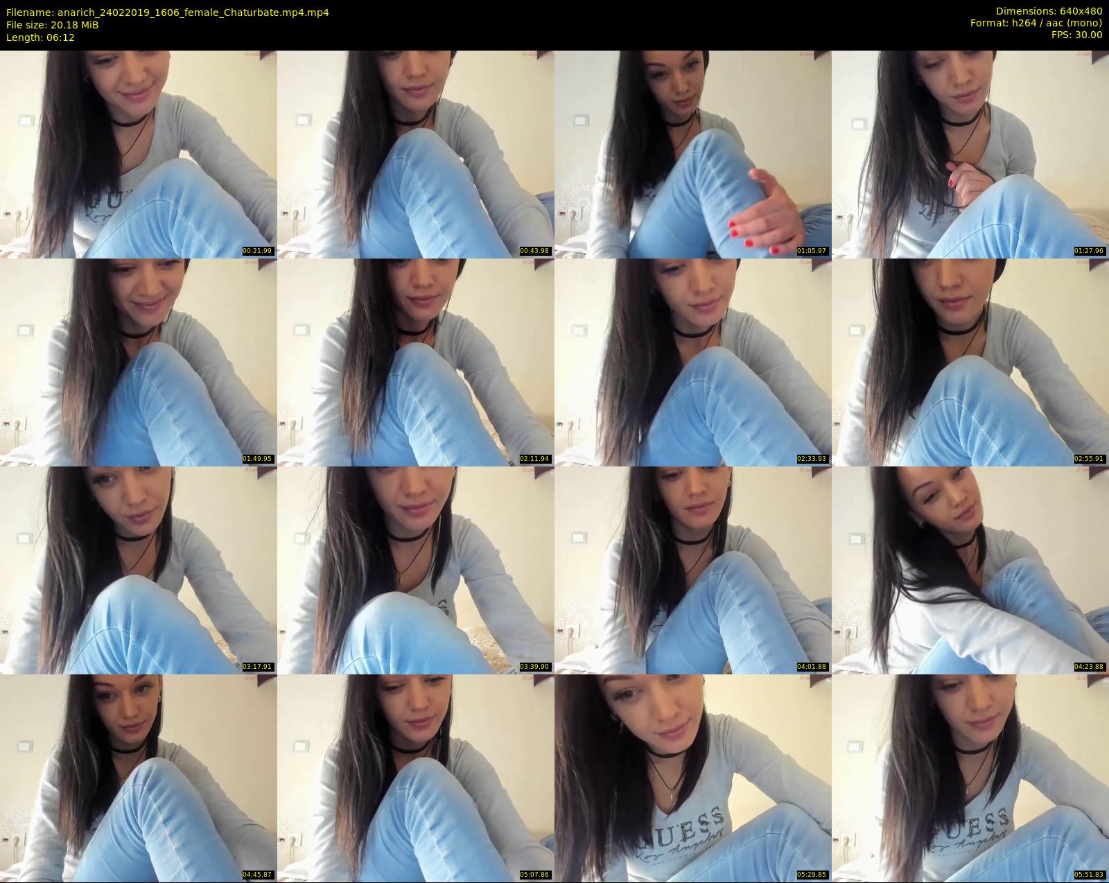 anarich — 7 minute Chaturbate female cam show recording, 480p, Feb 24, 2019