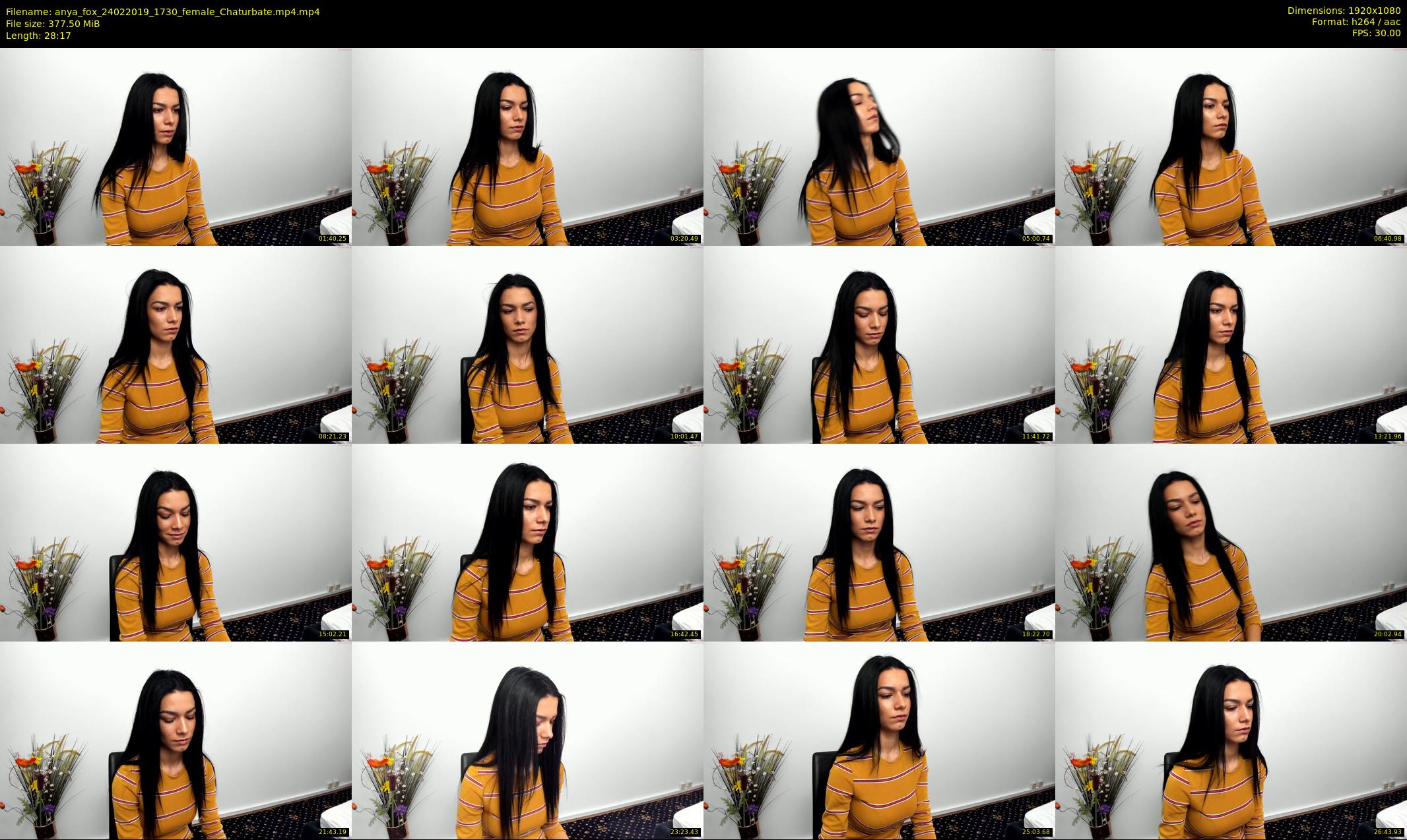 anya_fox — 29 minute Chaturbate female cam show recording, 1080p, Feb 24, 2019