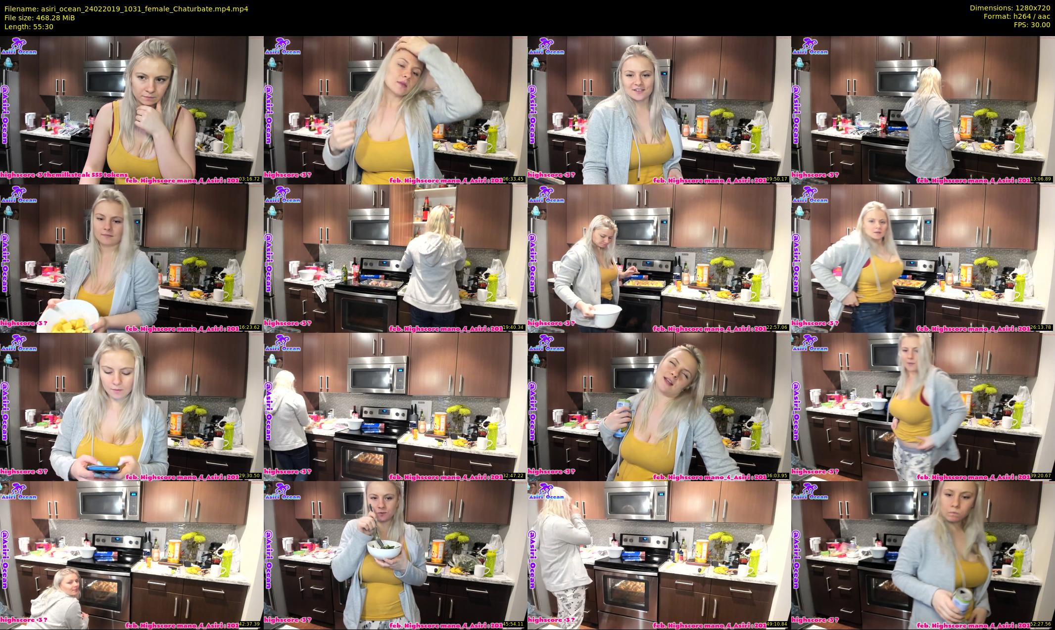 asiri_ocean — 56 minute Chaturbate female cam show recording, 720p, Feb 24, 2019