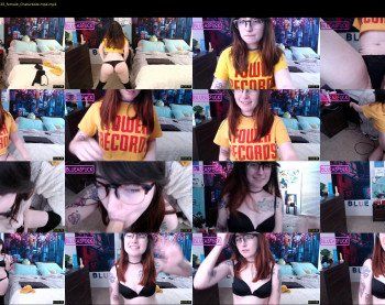 blueasfuck — 56 minute Chaturbate female cam show recording, 1080p, Feb 25, 2019