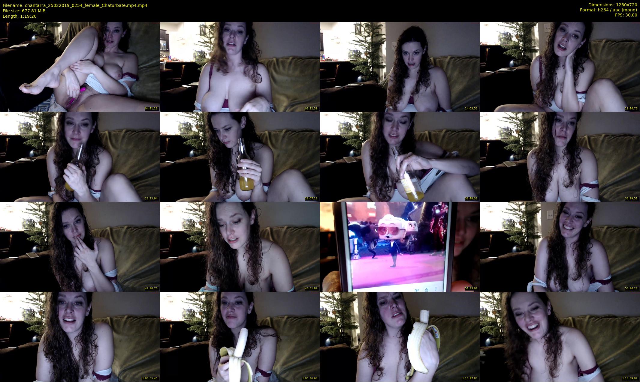 chantarra — 80 minute Chaturbate female cam show recording, 720p, Feb 25, 2019
