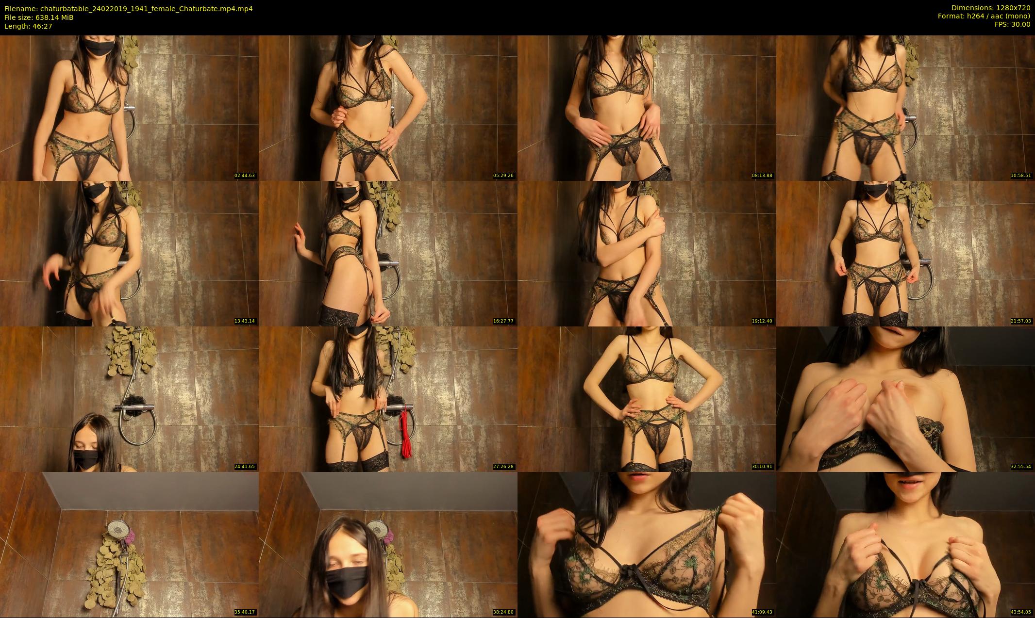 chaturbatable — 47 minute Chaturbate couple cam show recording, 720p, Feb 24, 2019