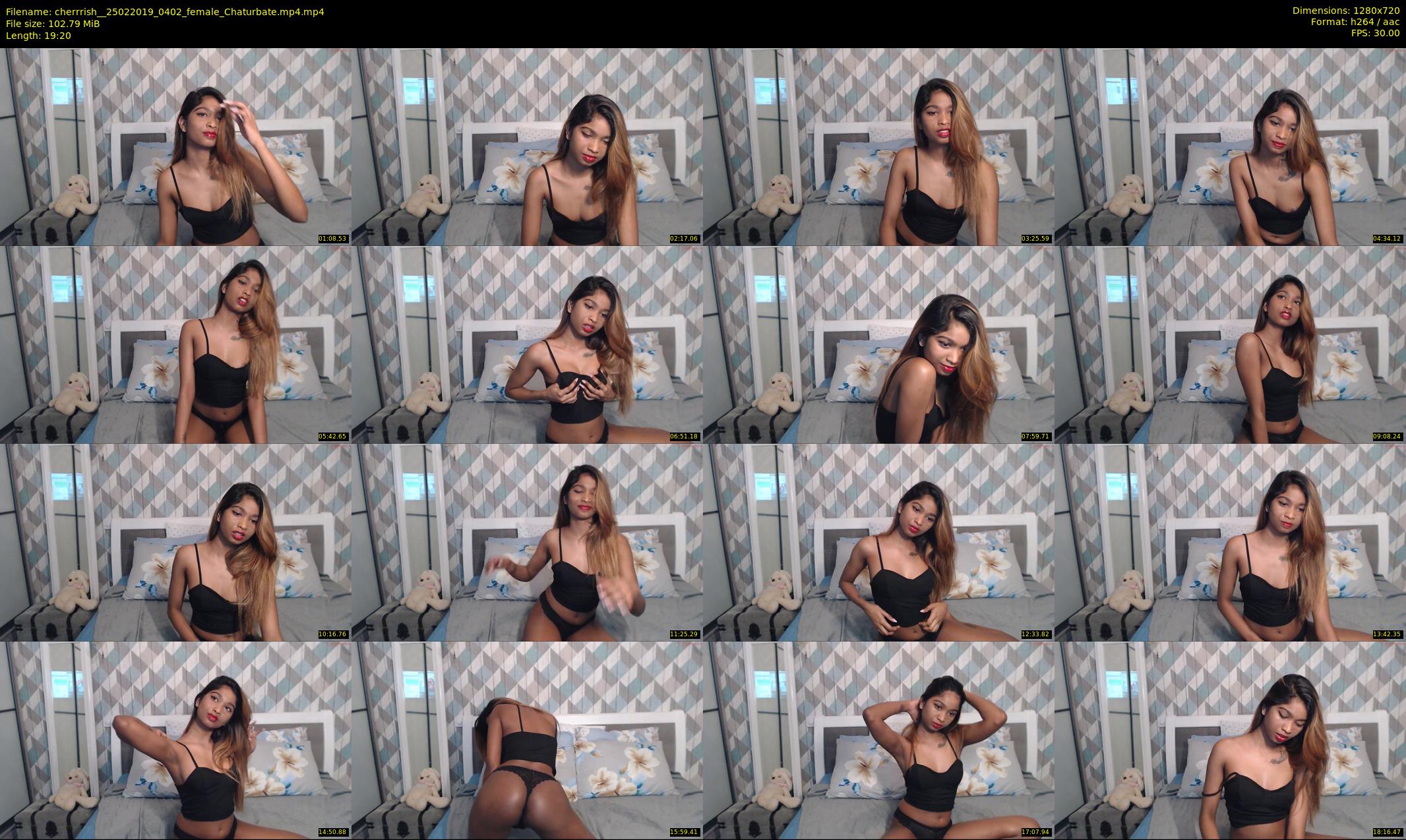 cherrrish_ — 20 minute Chaturbate female cam show recording, 720p, Feb 25, 2019