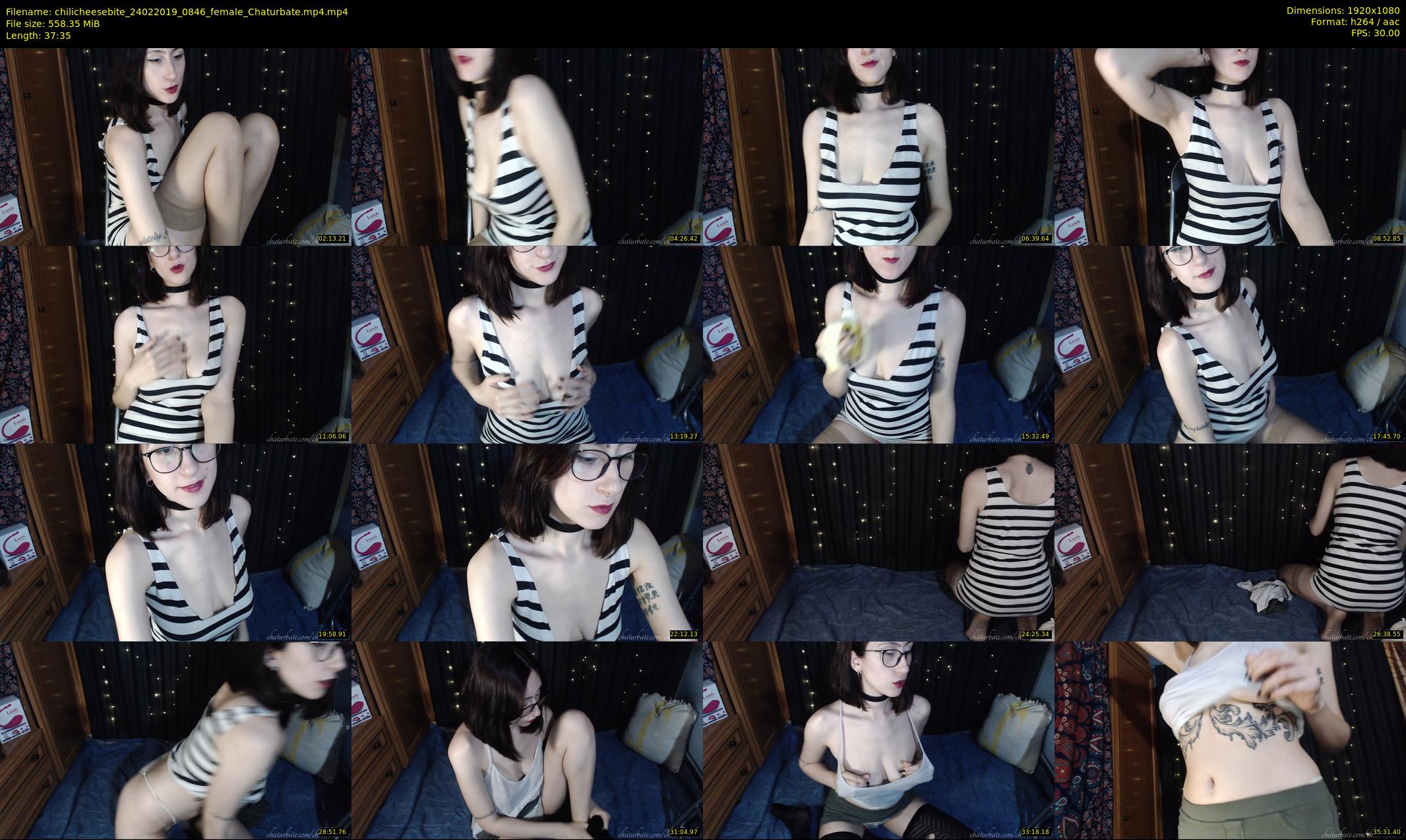 chilicheesebite — 38 minute Chaturbate female cam show recording, 1080p, Feb 24, 2019
