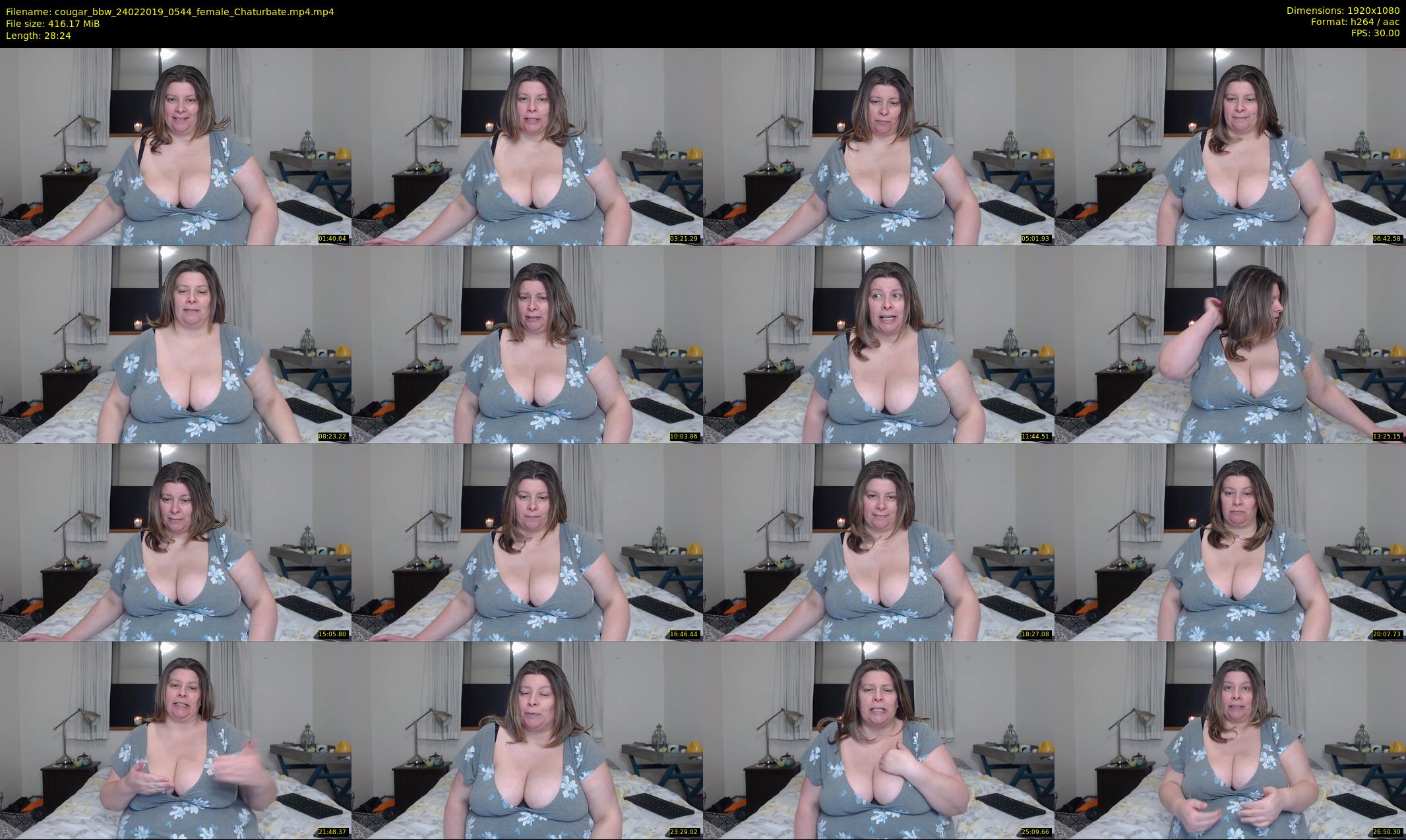 cougar_bbw — 29 minute Chaturbate female cam show recording, 1080p, Feb 24, 2019