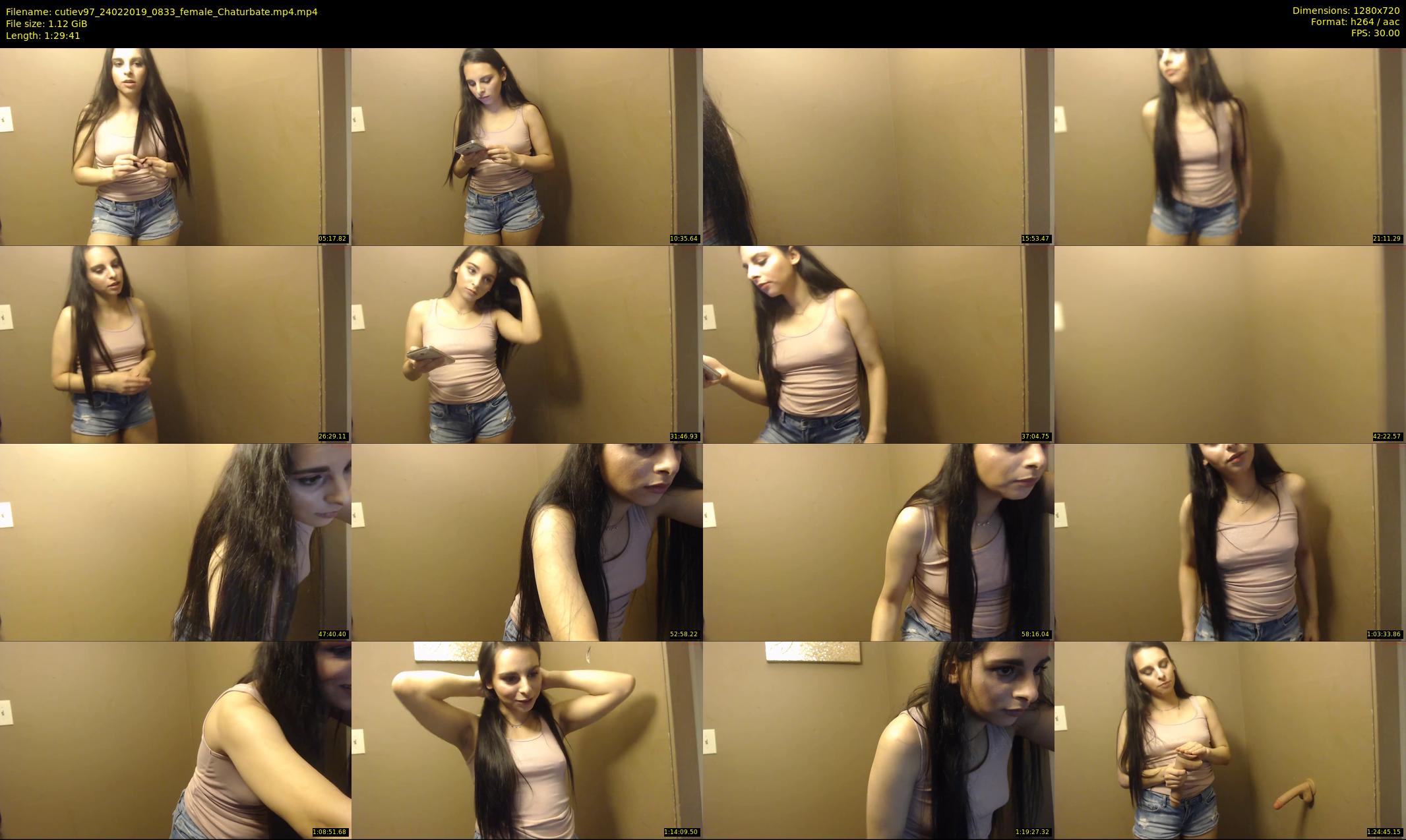 cutiev97 — 90 minute Chaturbate couple cam show recording, 720p, Feb 24, 2019