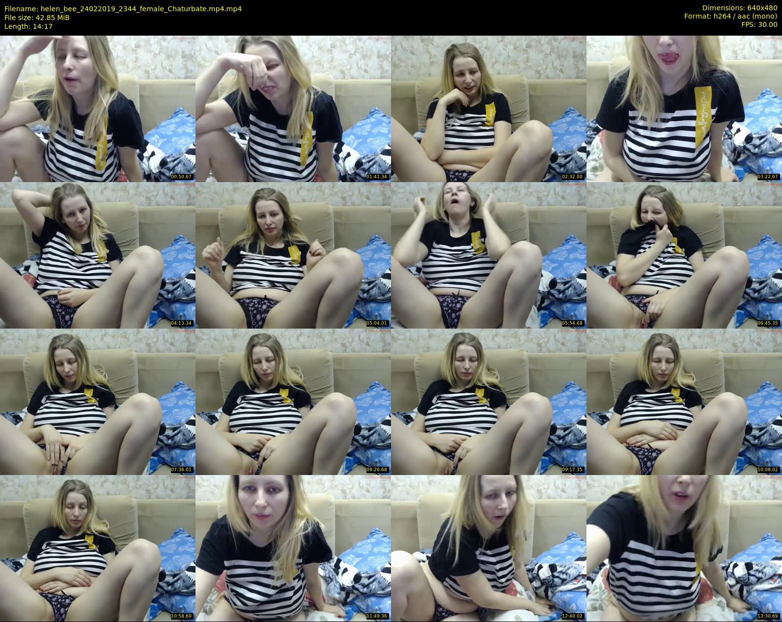 helen_bee — 15 minute Chaturbate female cam show recording, 480p, Feb 24, 2019