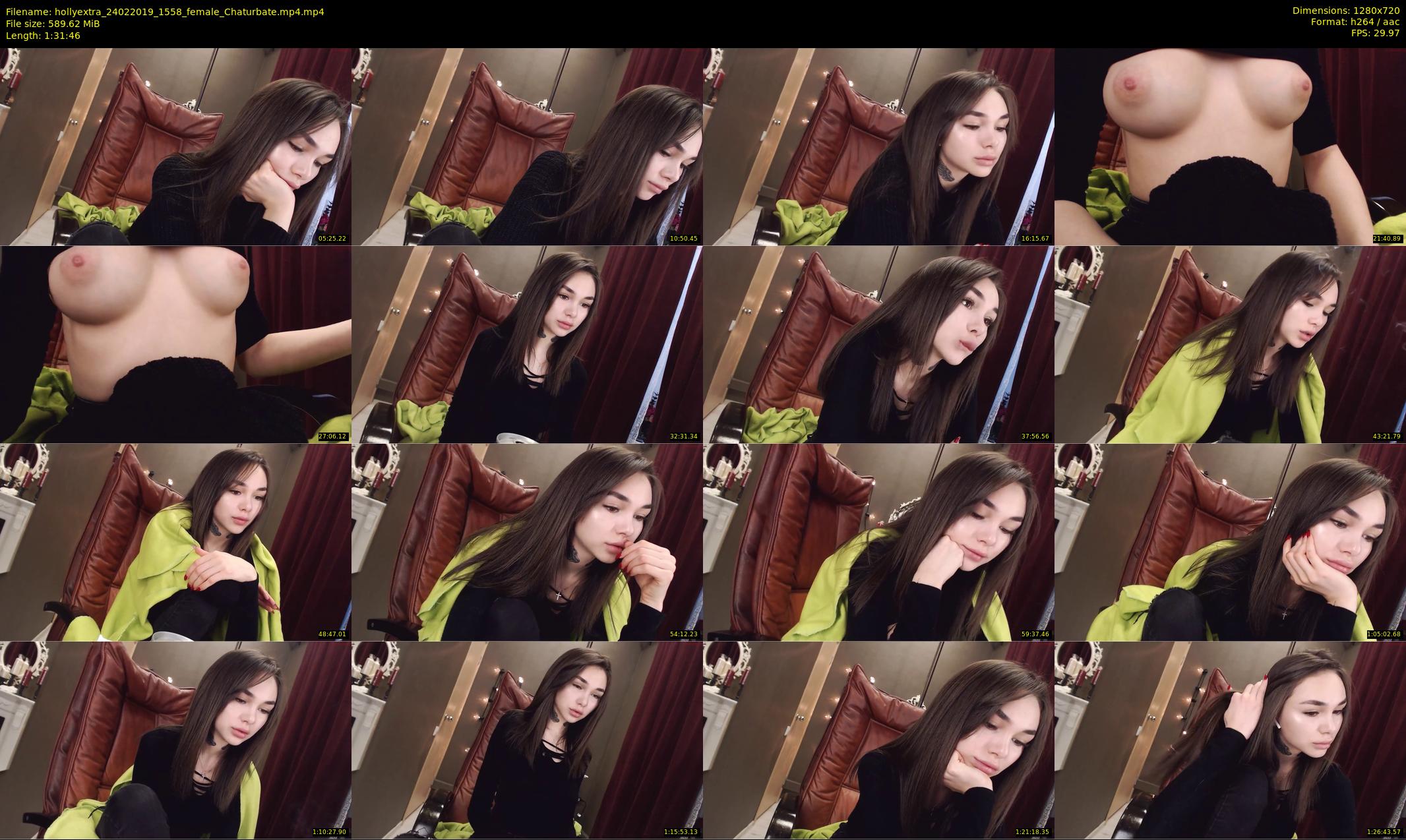 hollyextra — 92 minute Chaturbate female cam show recording, 720p, Feb 24, 2019