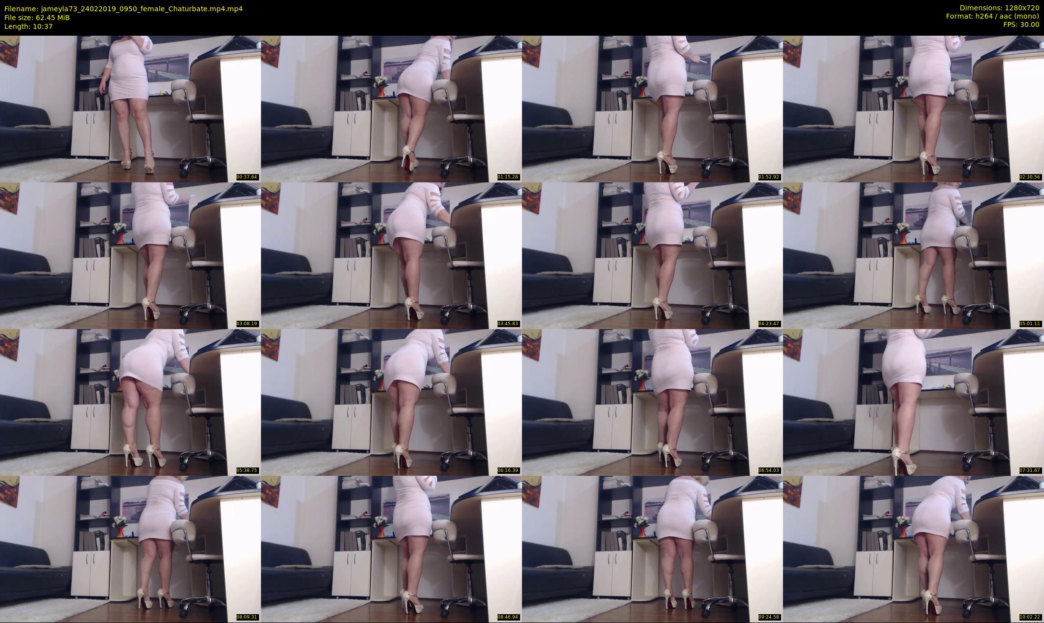jameyla73 — 11 minute Chaturbate female cam show recording, 720p, Feb 24, 2019