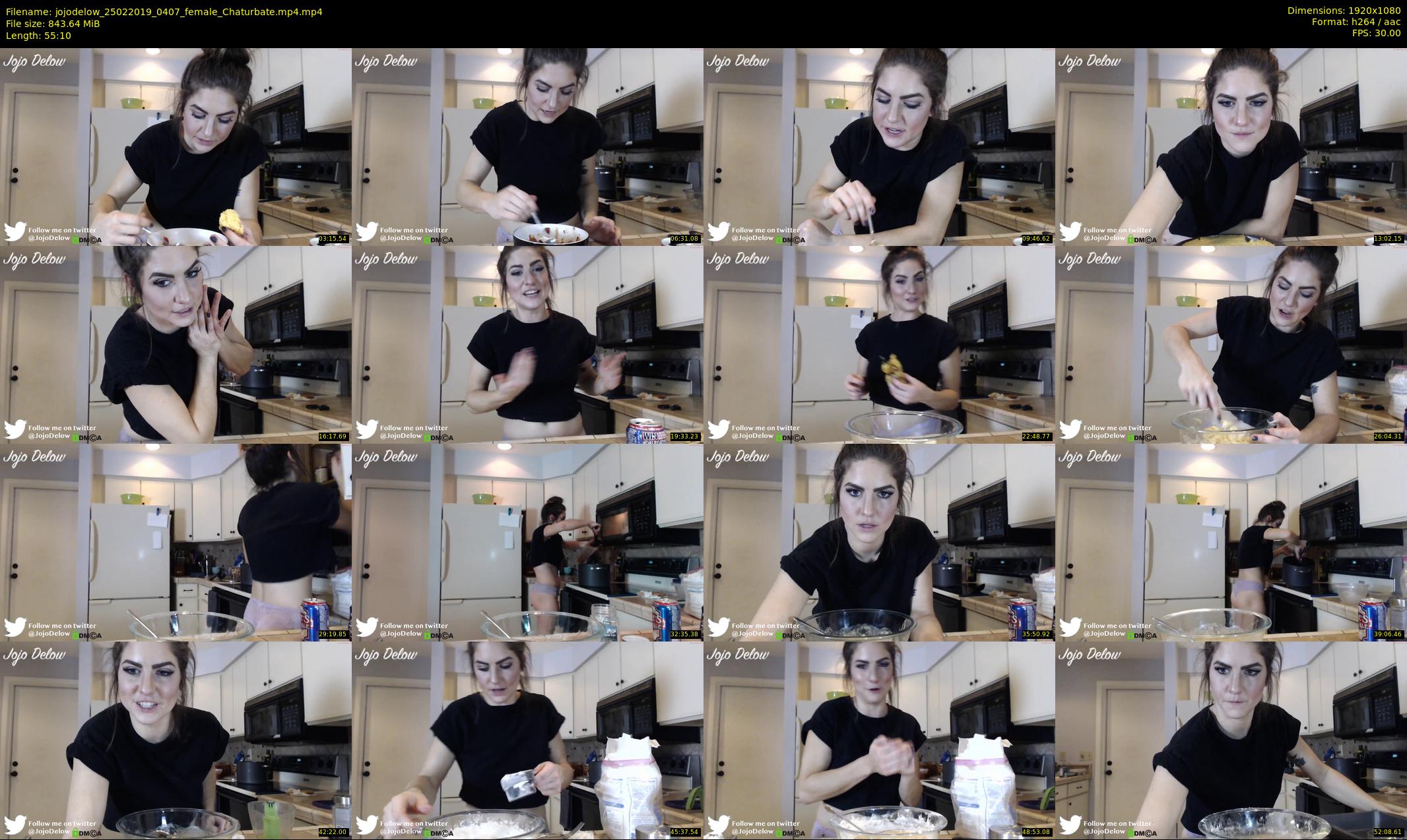 jojodelow — 56 minute Chaturbate female cam show recording, 1080p, Feb 25, 2019