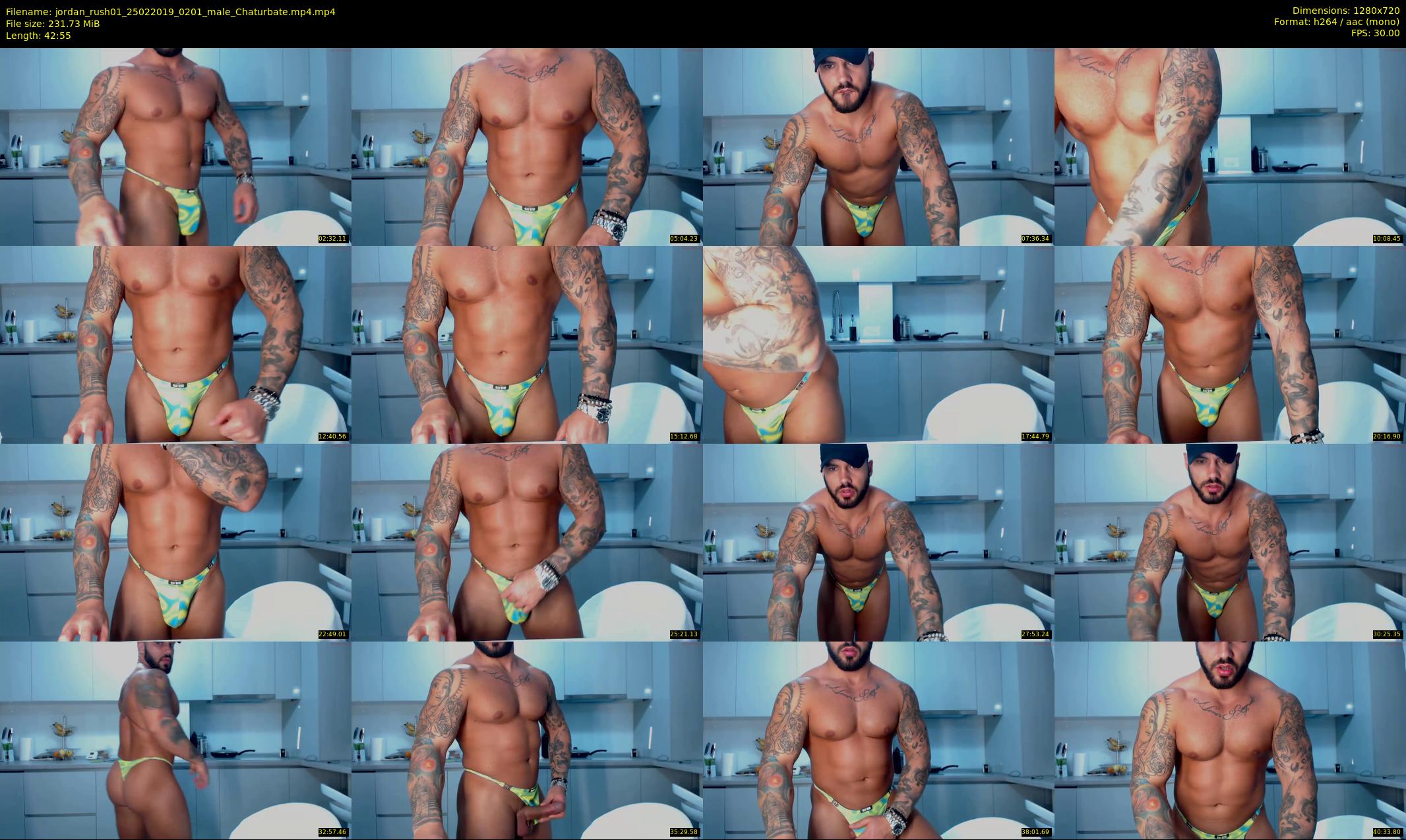 jordan_rush01 — 43 minute Chaturbate male cam show recording, 720p, Feb 25, 2019