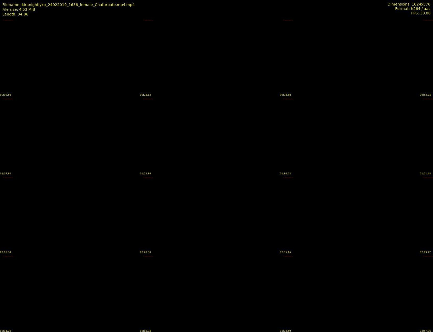 kiranightlyxo — 5 minute Chaturbate female cam show recording, 480p, Feb 24, 2019