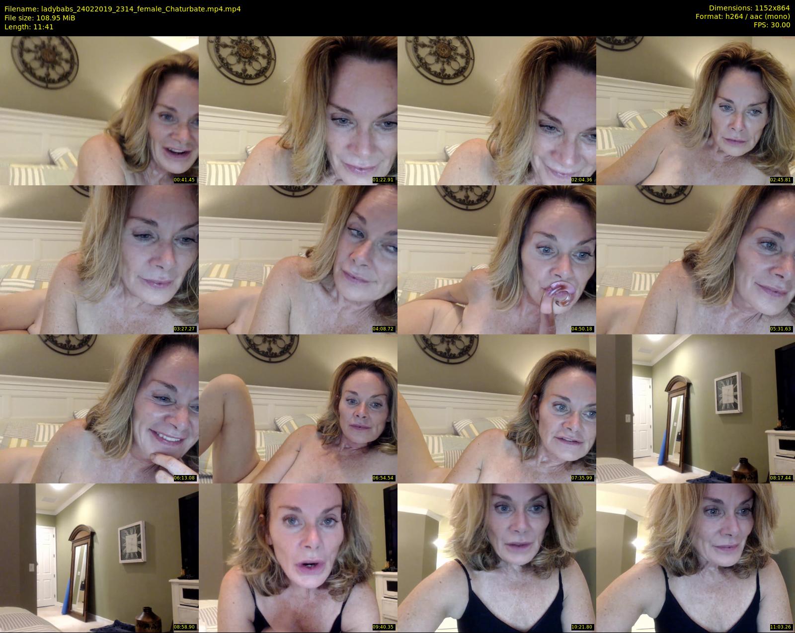 ladybabs — 12 minute Chaturbate female cam show recording, 720p, Feb 24, 2019