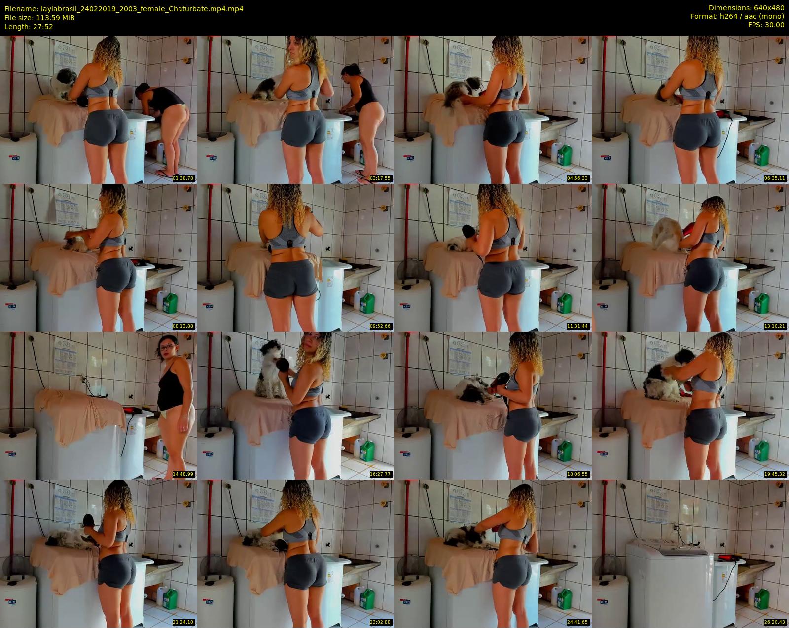 laylabrasil — 28 minute Chaturbate female cam show recording, 480p, Feb 24, 2019