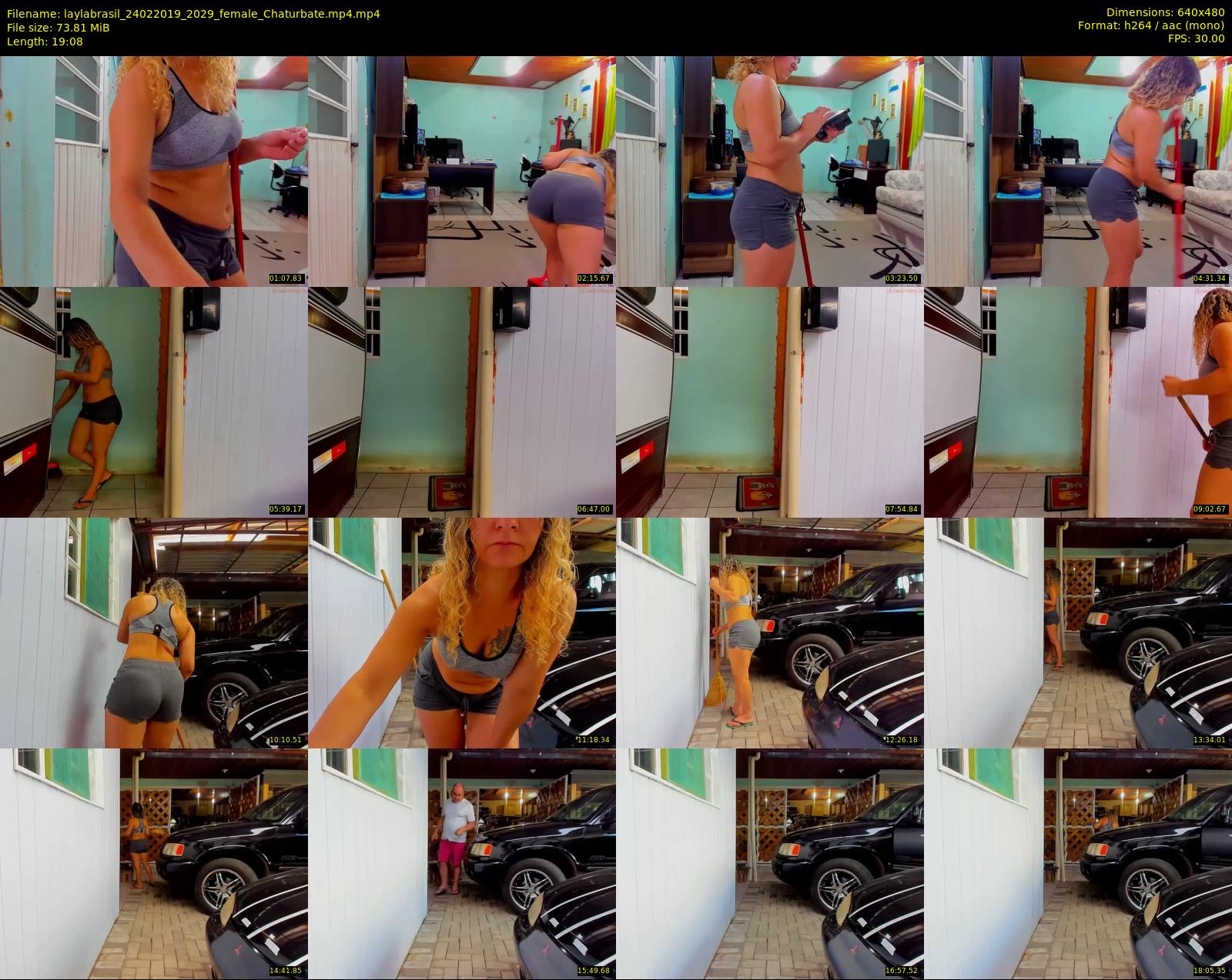 laylabrasil — 20 minute Chaturbate female cam show recording, 480p, Feb 24, 2019