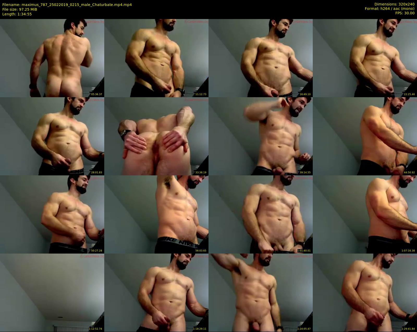 maximus_787 — 95 minute Chaturbate male cam show recording, SD, Feb 25, 2019