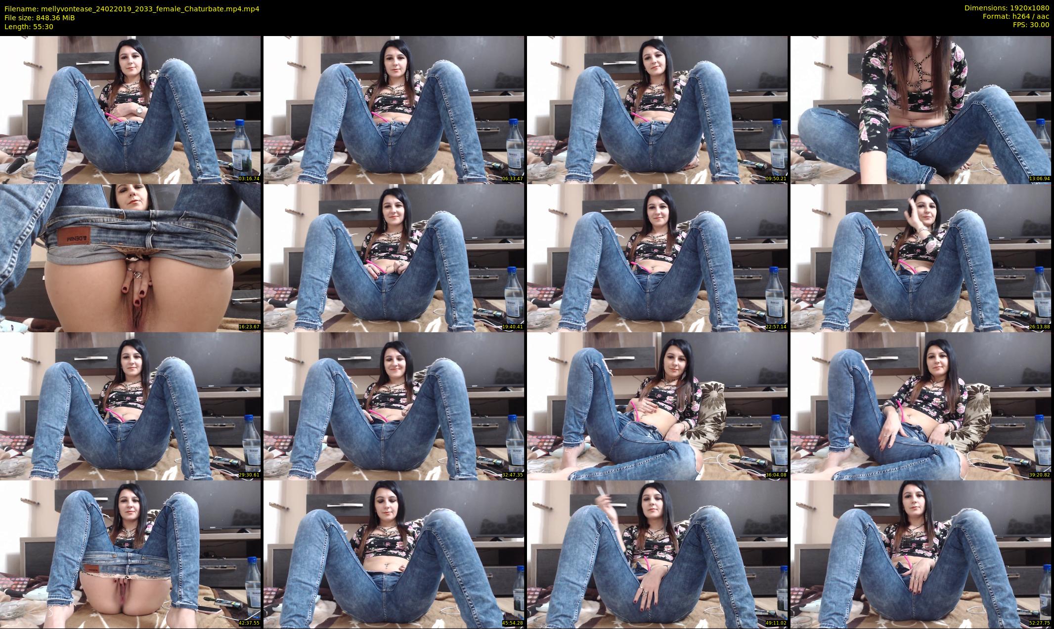 mellyvontease — 56 minute Chaturbate female cam show recording, 1080p, Feb 24, 2019