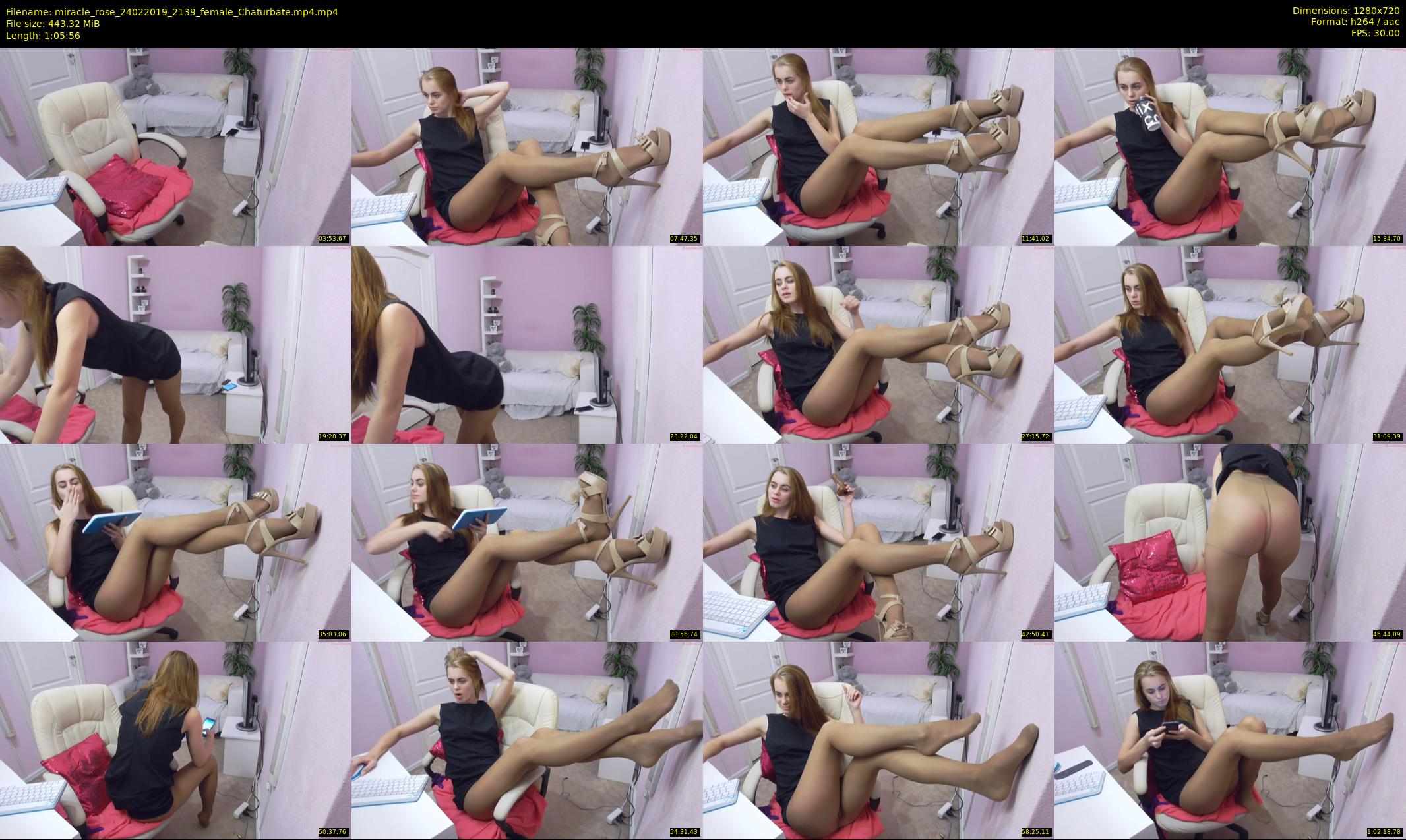 miracle_rose — 66 minute Chaturbate female cam show recording, 720p, Feb 24, 2019