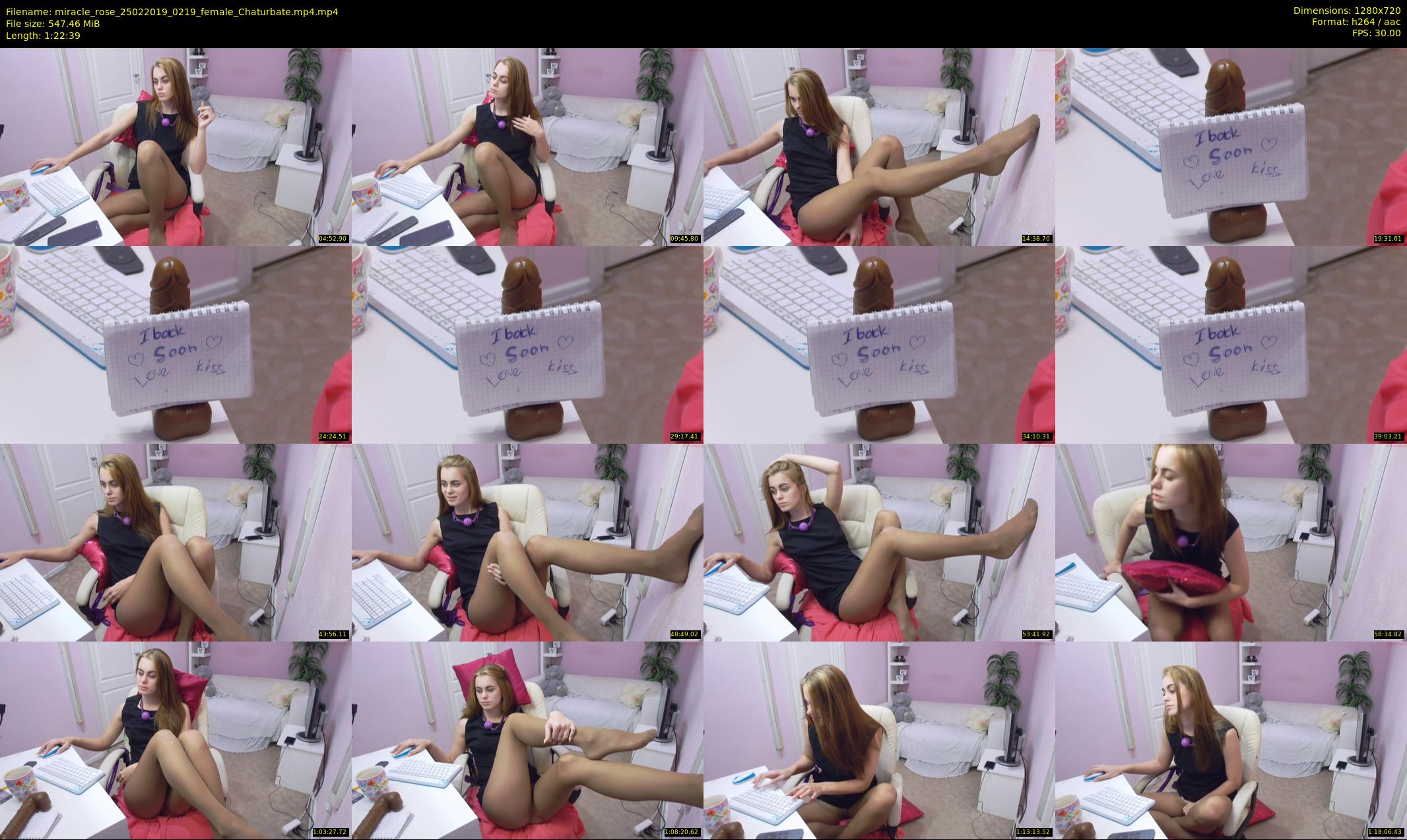 miracle_rose — 83 minute Chaturbate female cam show recording, 720p, Feb 25, 2019