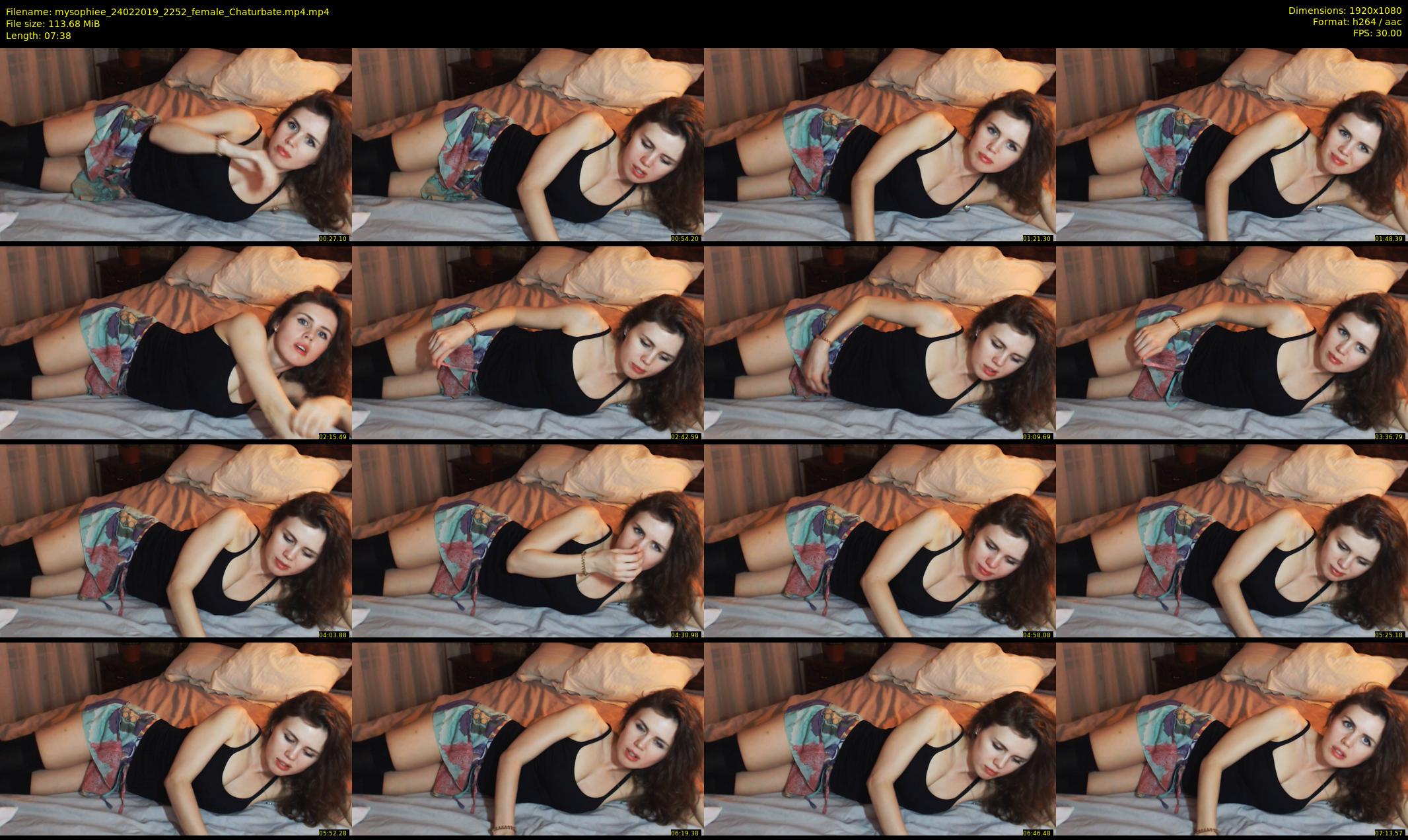 mysophiee — 8 minute Chaturbate female cam show recording, 1080p, Feb 24, 2019